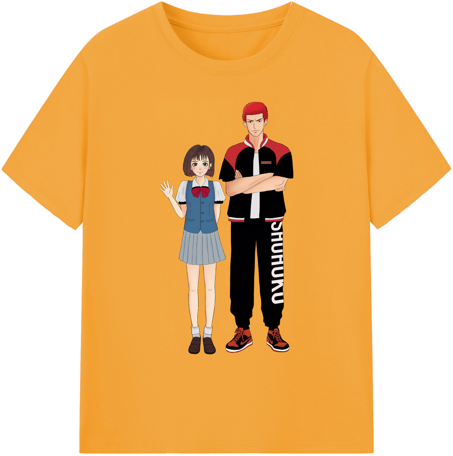 （画像用） SLAM DUNK／スラムダンク 綿100％ メンズ半袖Tシャツ｜肌触りやわらか＆通気性