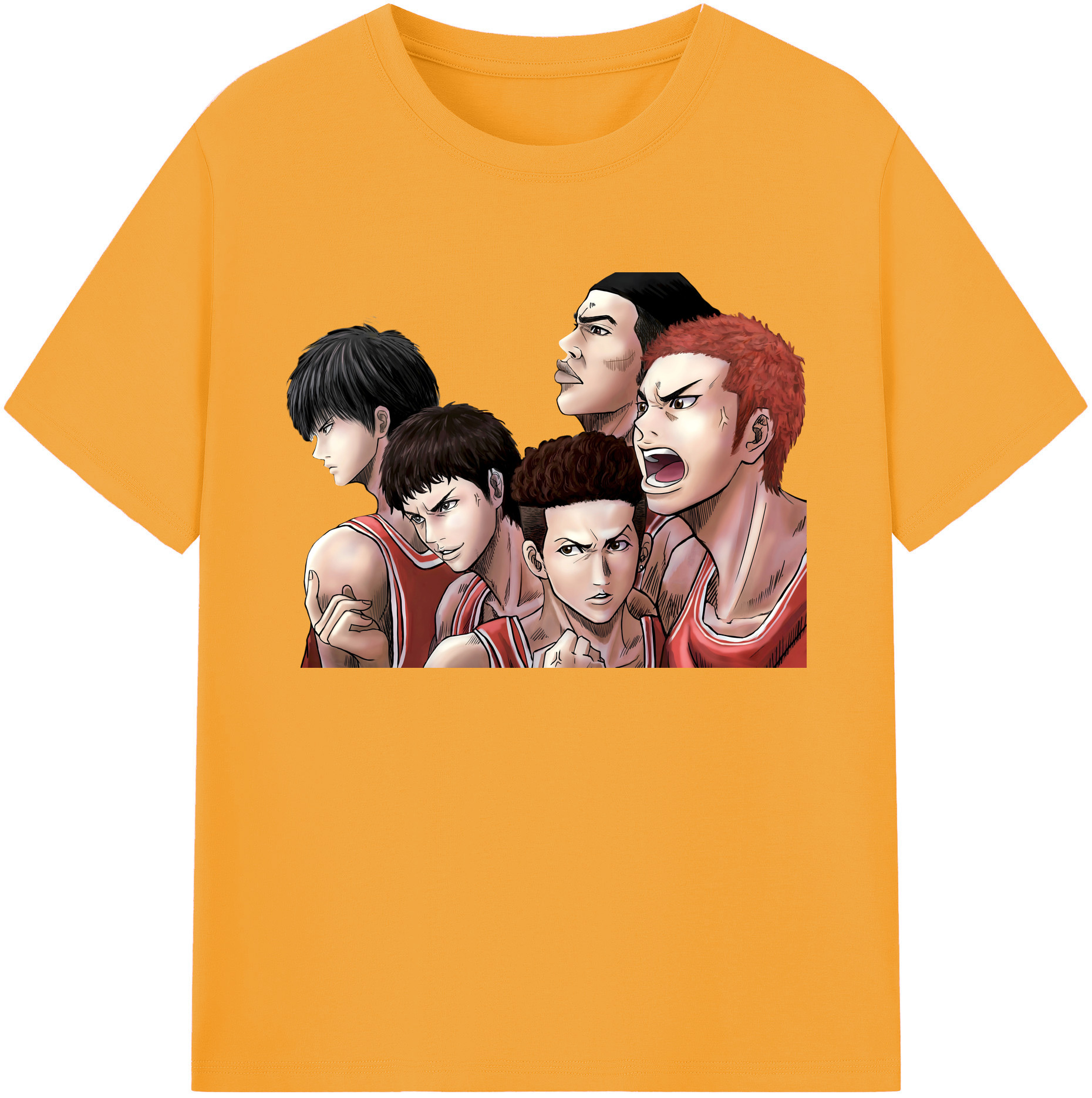 （画像用） SLAM DUNK／スラムダンク 綿100％ メンズ半袖Tシャツ｜肌触りやわらか＆通気性