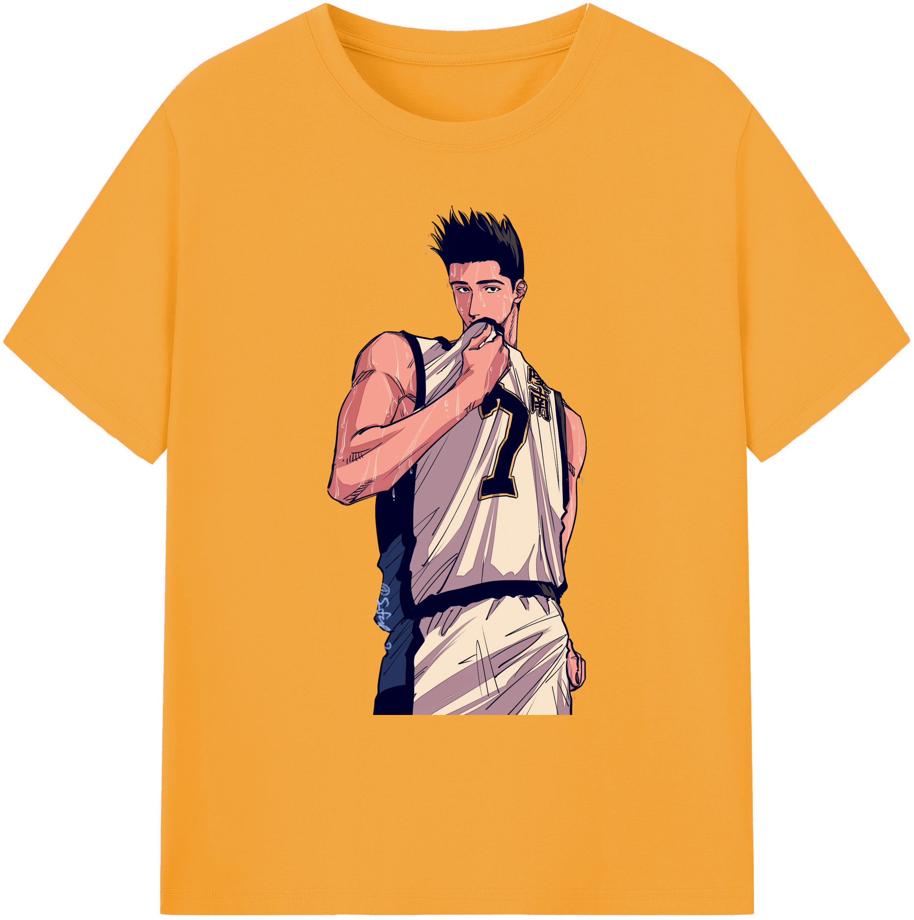 （画像用） SLAM DUNK／スラムダンク 綿100％ メンズ半袖Tシャツ｜肌触りやわらか＆通気性