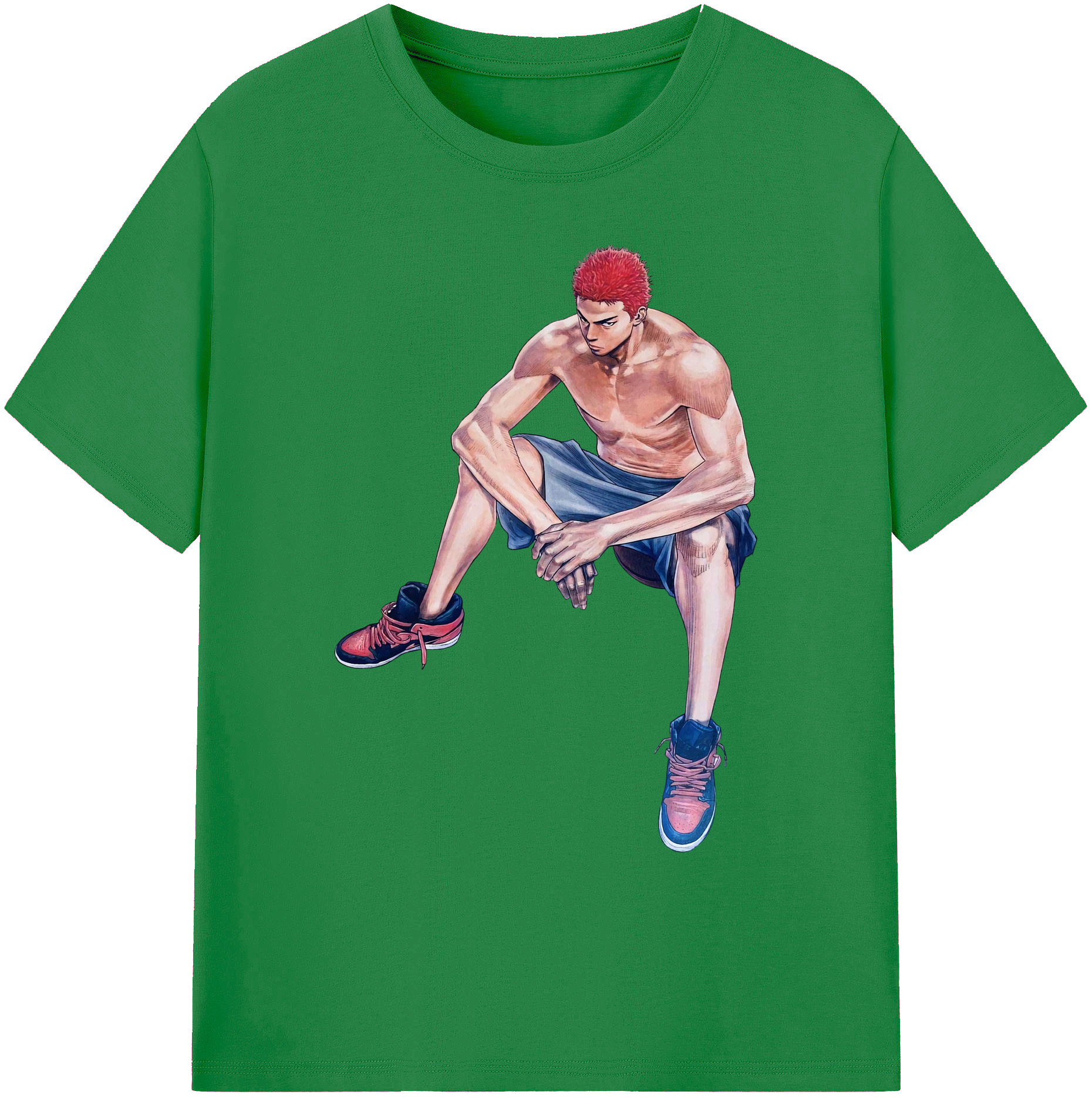 （画像用） SLAM DUNK／スラムダンク 綿100％ メンズ半袖Tシャツ｜肌触りやわらか＆通気性