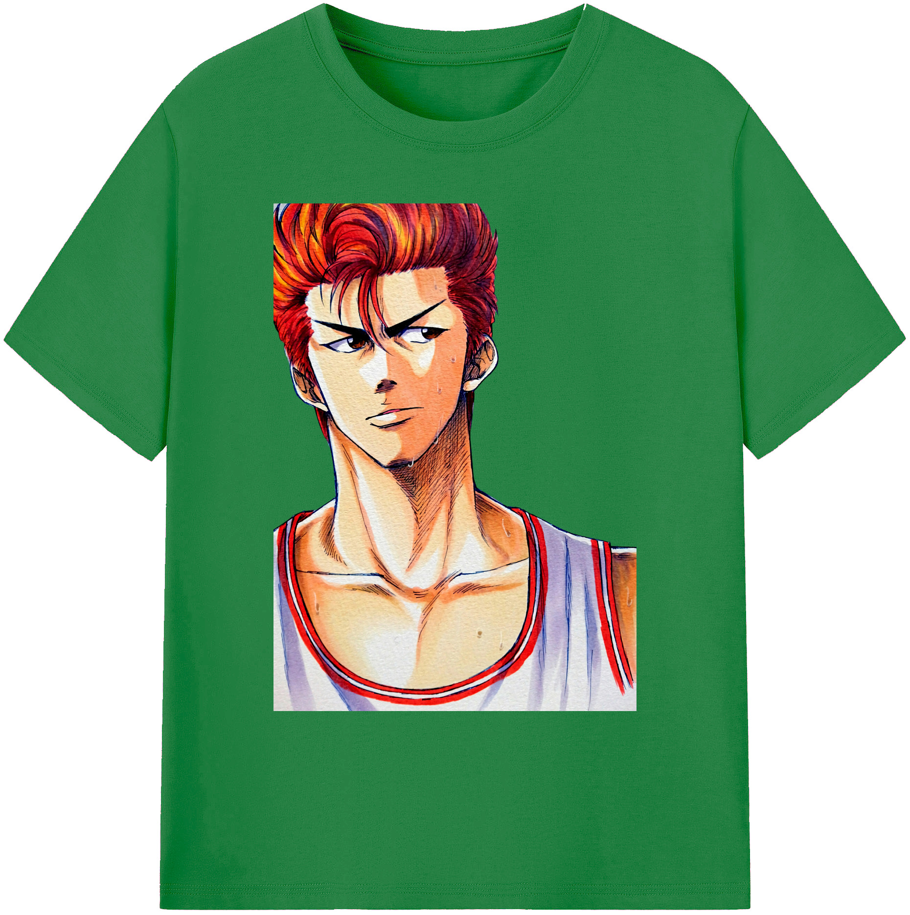 （画像用） SLAM DUNK／スラムダンク 綿100％ メンズ半袖Tシャツ｜肌触りやわらか＆通気性