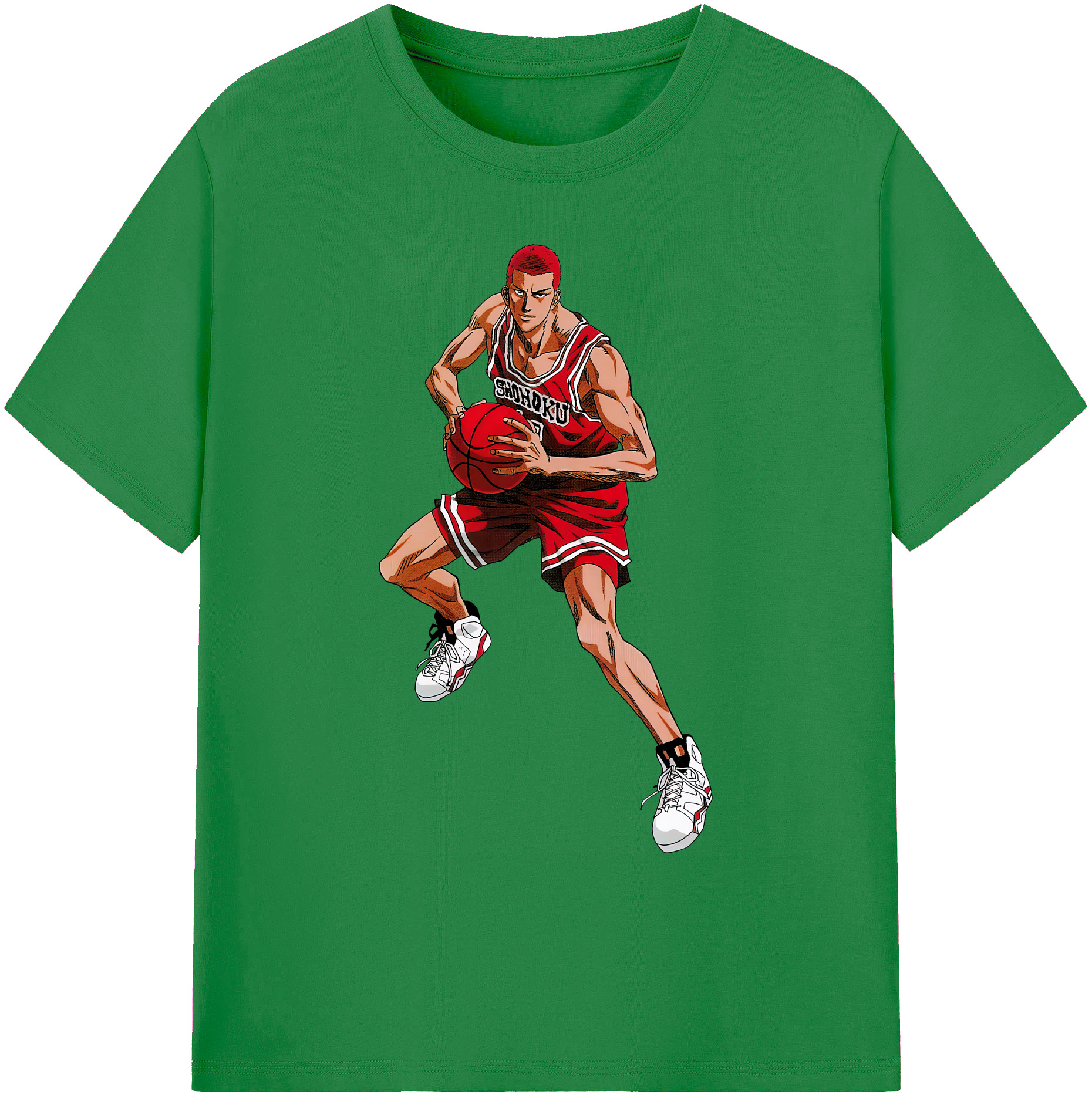 （画像用） SLAM DUNK／スラムダンク 綿100％ メンズ半袖Tシャツ｜肌触りやわらか＆通気性