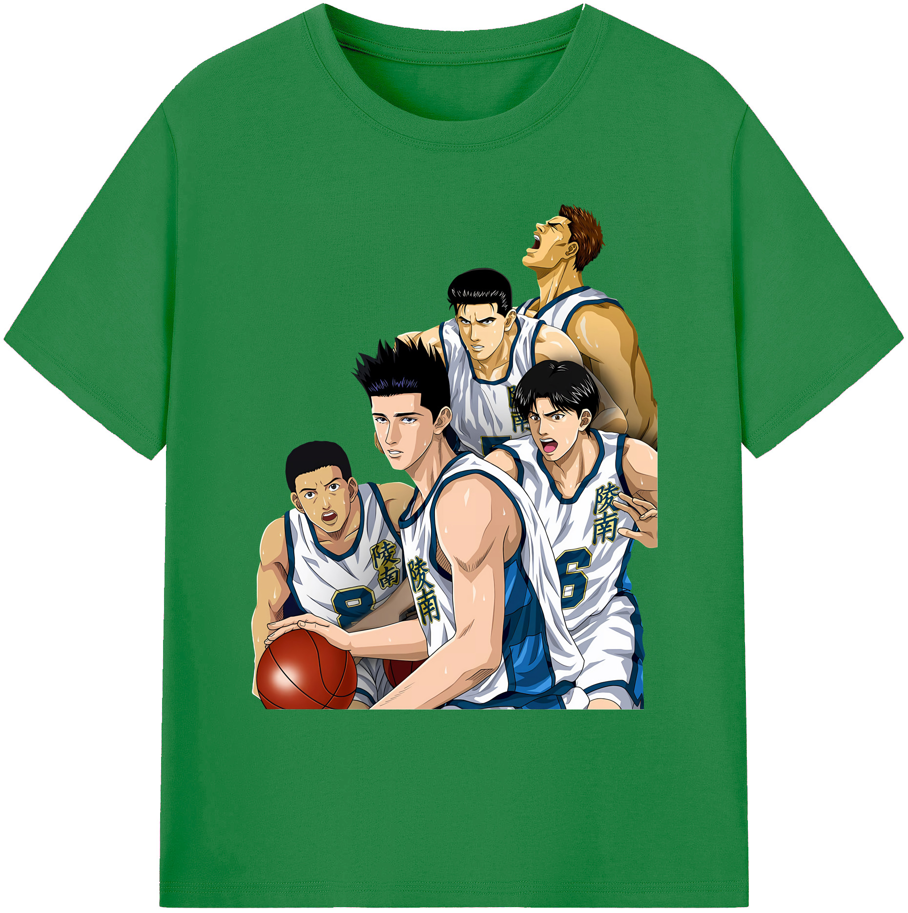 （画像用） SLAM DUNK／スラムダンク 綿100％ メンズ半袖Tシャツ｜肌触りやわらか＆通気性