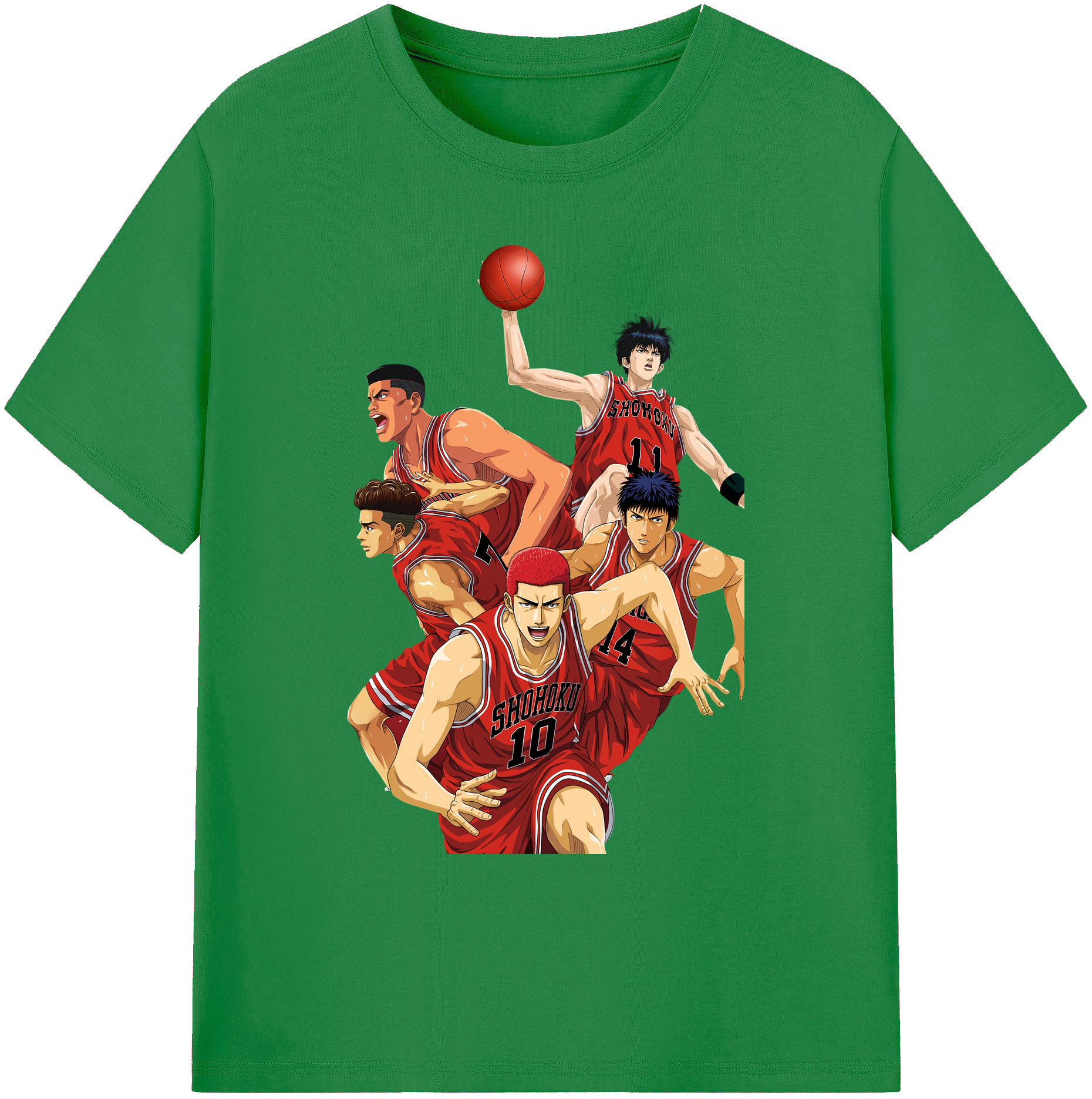 （画像用） SLAM DUNK／スラムダンク 綿100％ メンズ半袖Tシャツ｜肌触りやわらか＆通気性