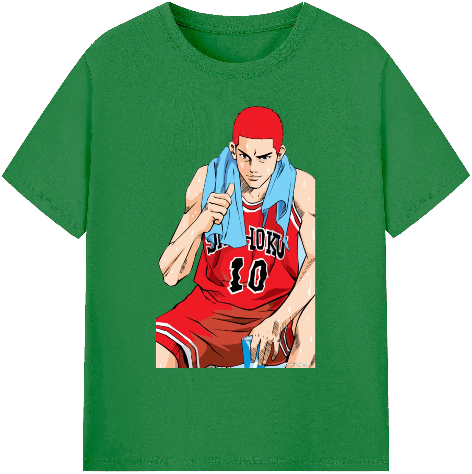 （画像用） SLAM DUNK／スラムダンク 綿100％ メンズ半袖Tシャツ｜肌触りやわらか＆通気性