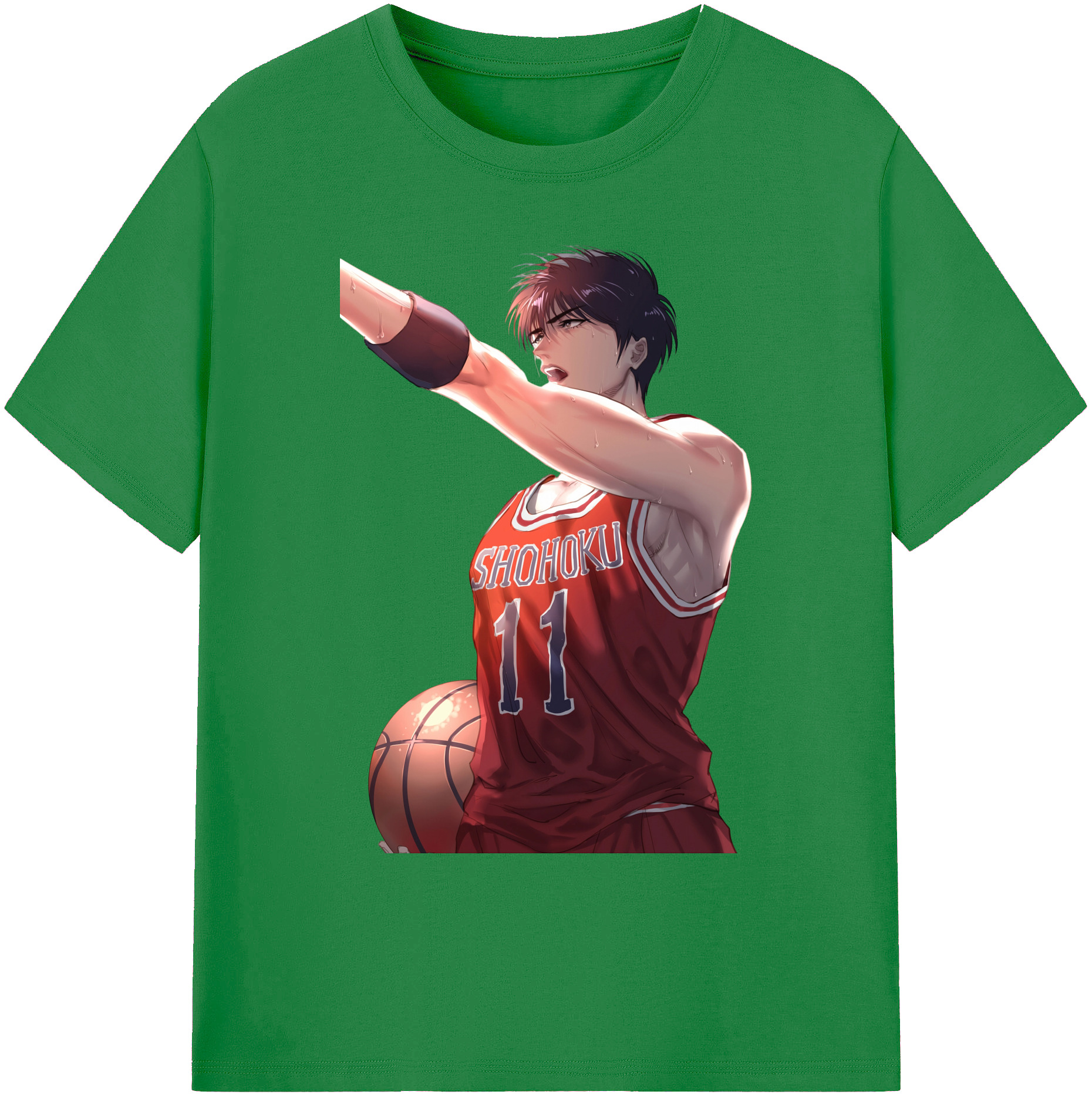 （画像用） SLAM DUNK／スラムダンク 綿100％ メンズ半袖Tシャツ｜肌触りやわらか＆通気性