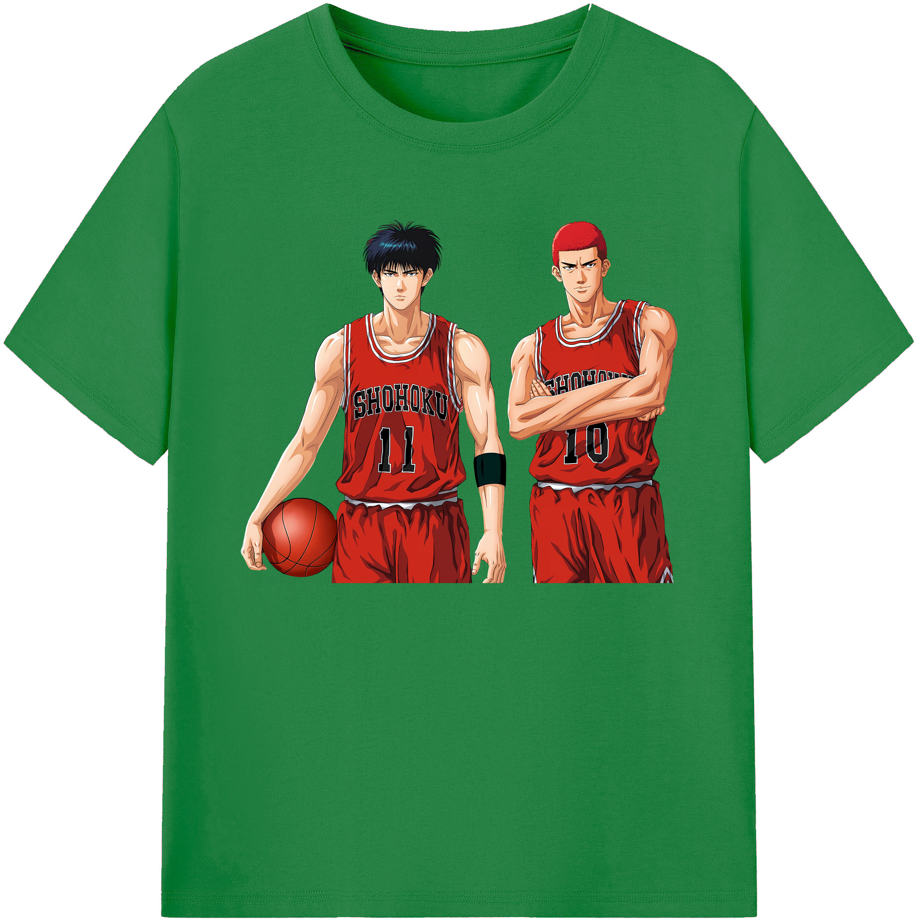 （画像用） SLAM DUNK／スラムダンク 綿100％ メンズ半袖Tシャツ｜肌触りやわらか＆通気性