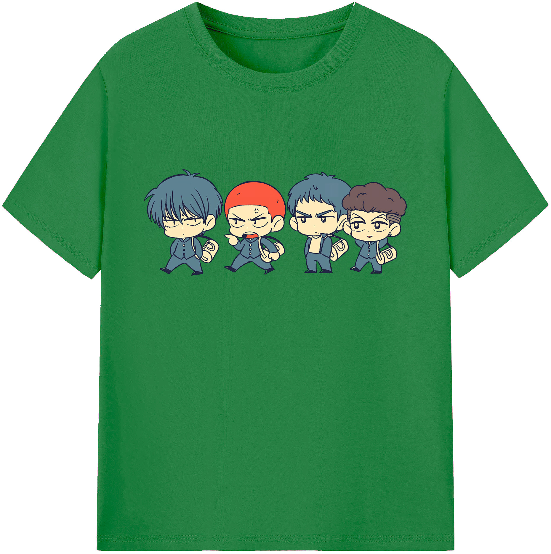 （画像用） SLAM DUNK／スラムダンク 綿100％ メンズ半袖Tシャツ｜肌触りやわらか＆通気性