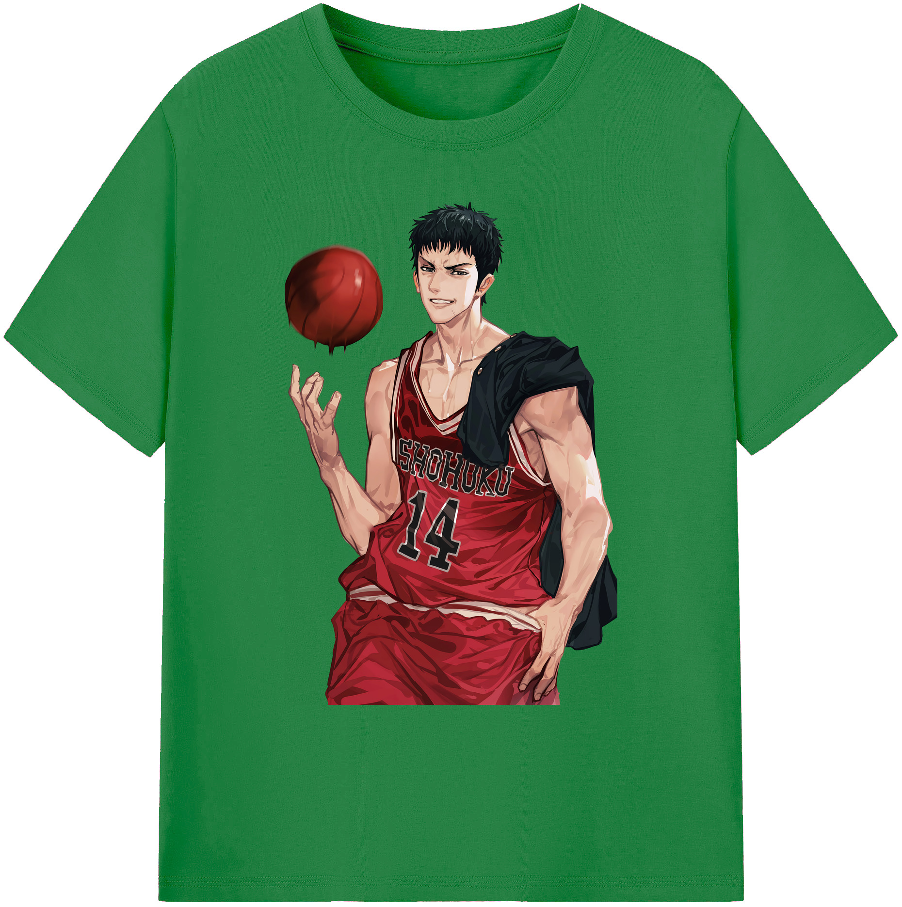 （画像用） SLAM DUNK／スラムダンク 綿100％ メンズ半袖Tシャツ｜肌触りやわらか＆通気性