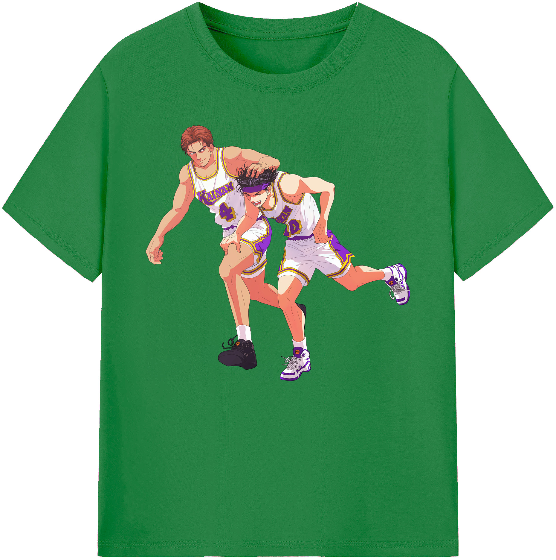 （画像用） SLAM DUNK／スラムダンク 綿100％ メンズ半袖Tシャツ｜肌触りやわらか＆通気性