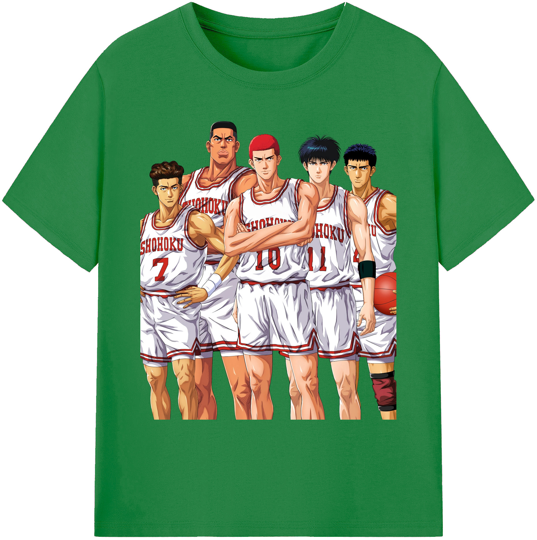 （画像用） SLAM DUNK／スラムダンク 綿100％ メンズ半袖Tシャツ｜肌触りやわらか＆通気性