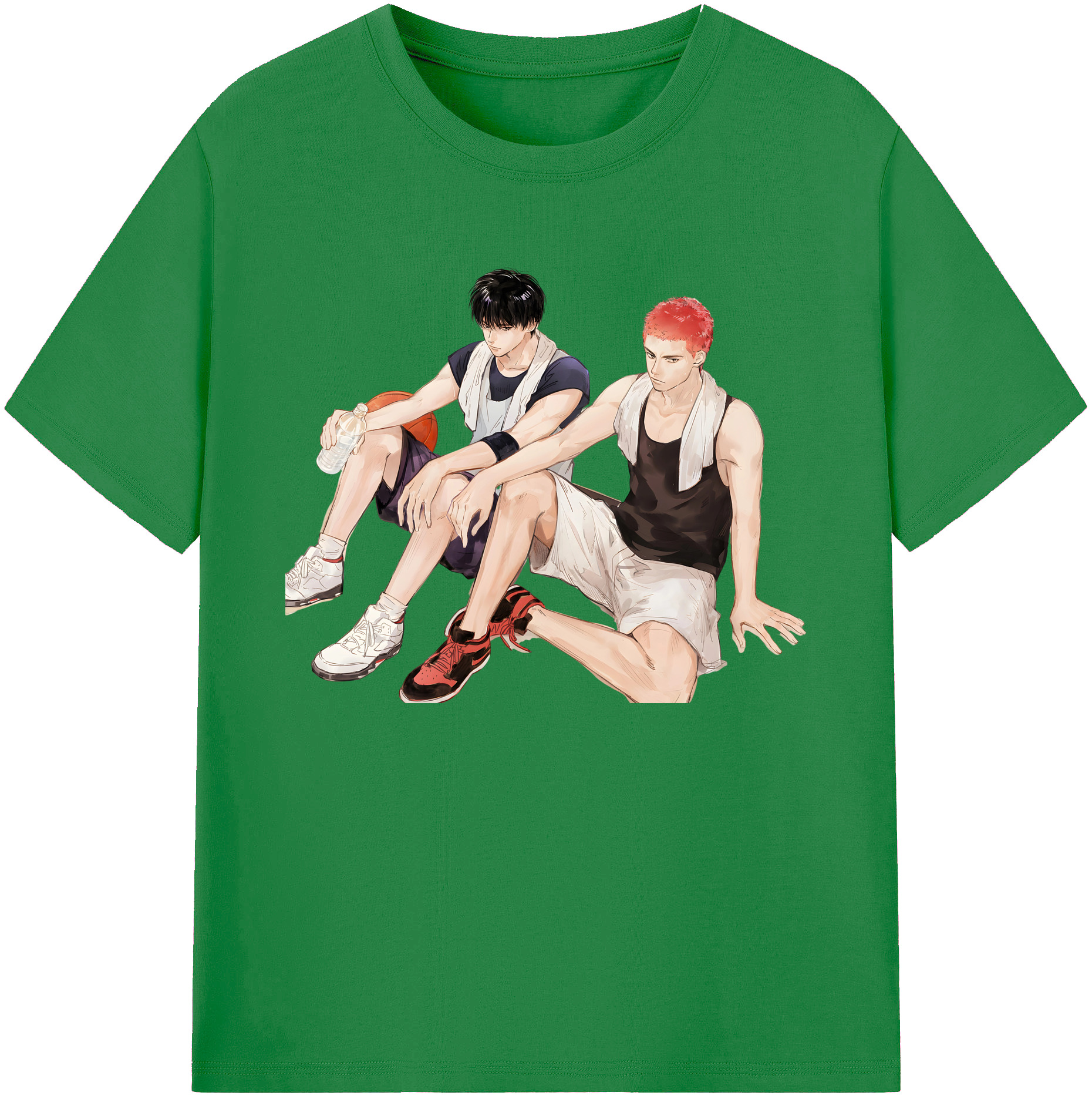 （画像用） SLAM DUNK／スラムダンク 綿100％ メンズ半袖Tシャツ｜肌触りやわらか＆通気性