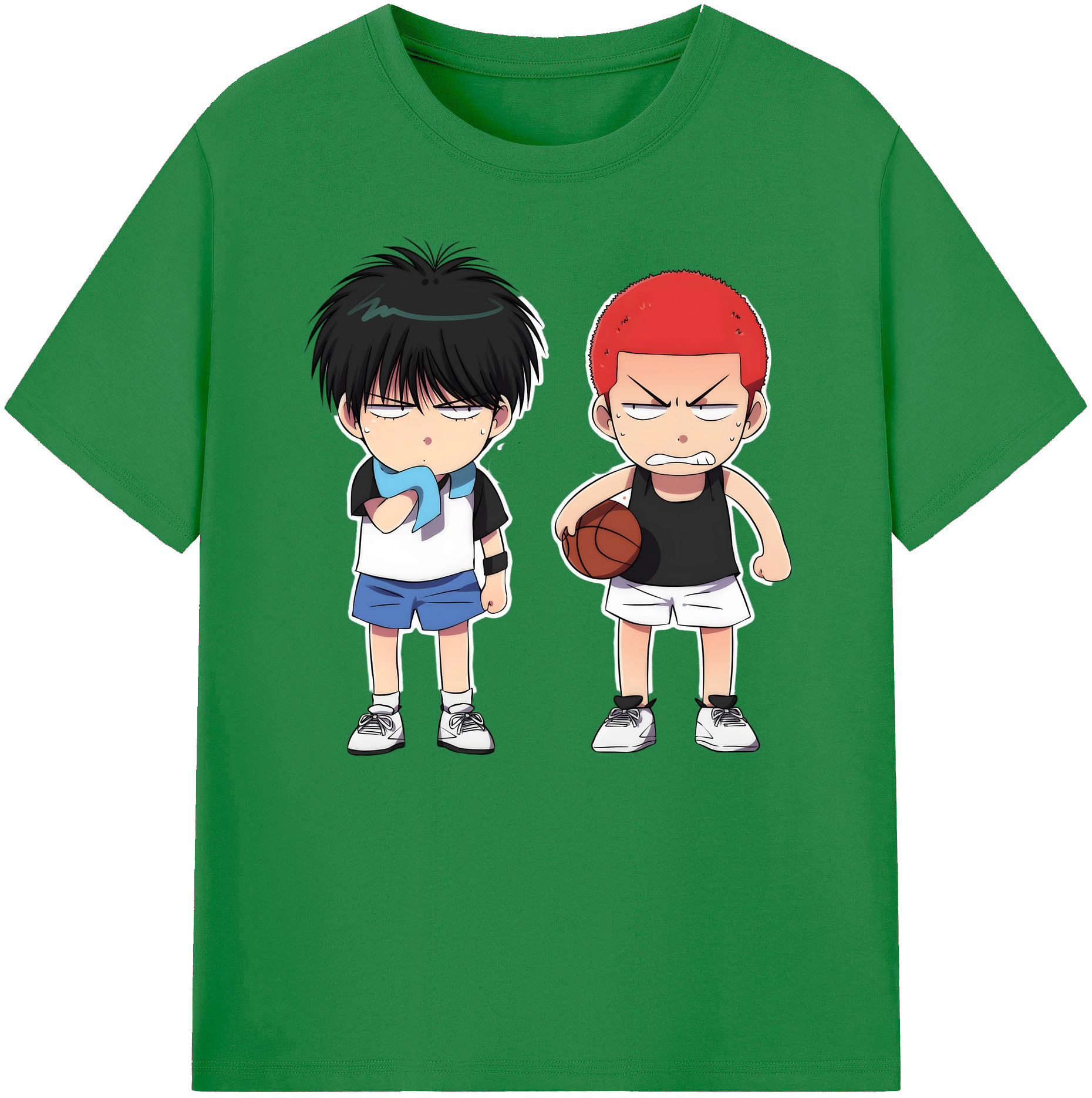 （画像用） SLAM DUNK／スラムダンク 綿100％ メンズ半袖Tシャツ｜肌触りやわらか＆通気性