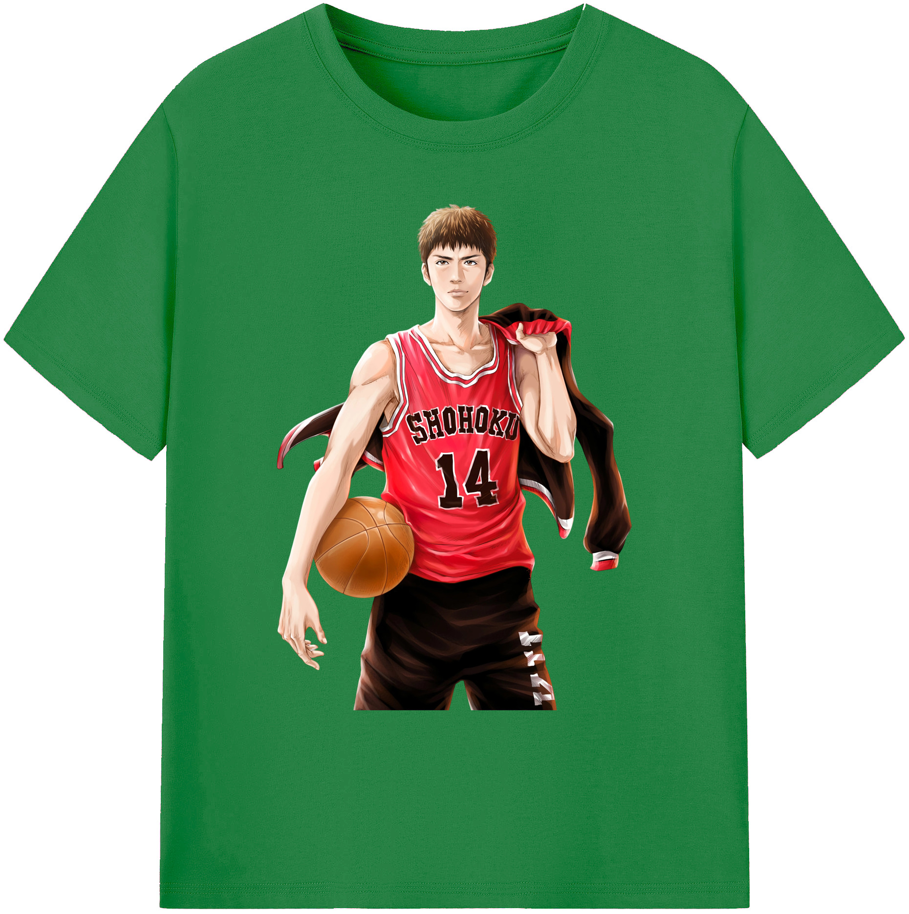 （画像用） SLAM DUNK／スラムダンク 綿100％ メンズ半袖Tシャツ｜肌触りやわらか＆通気性