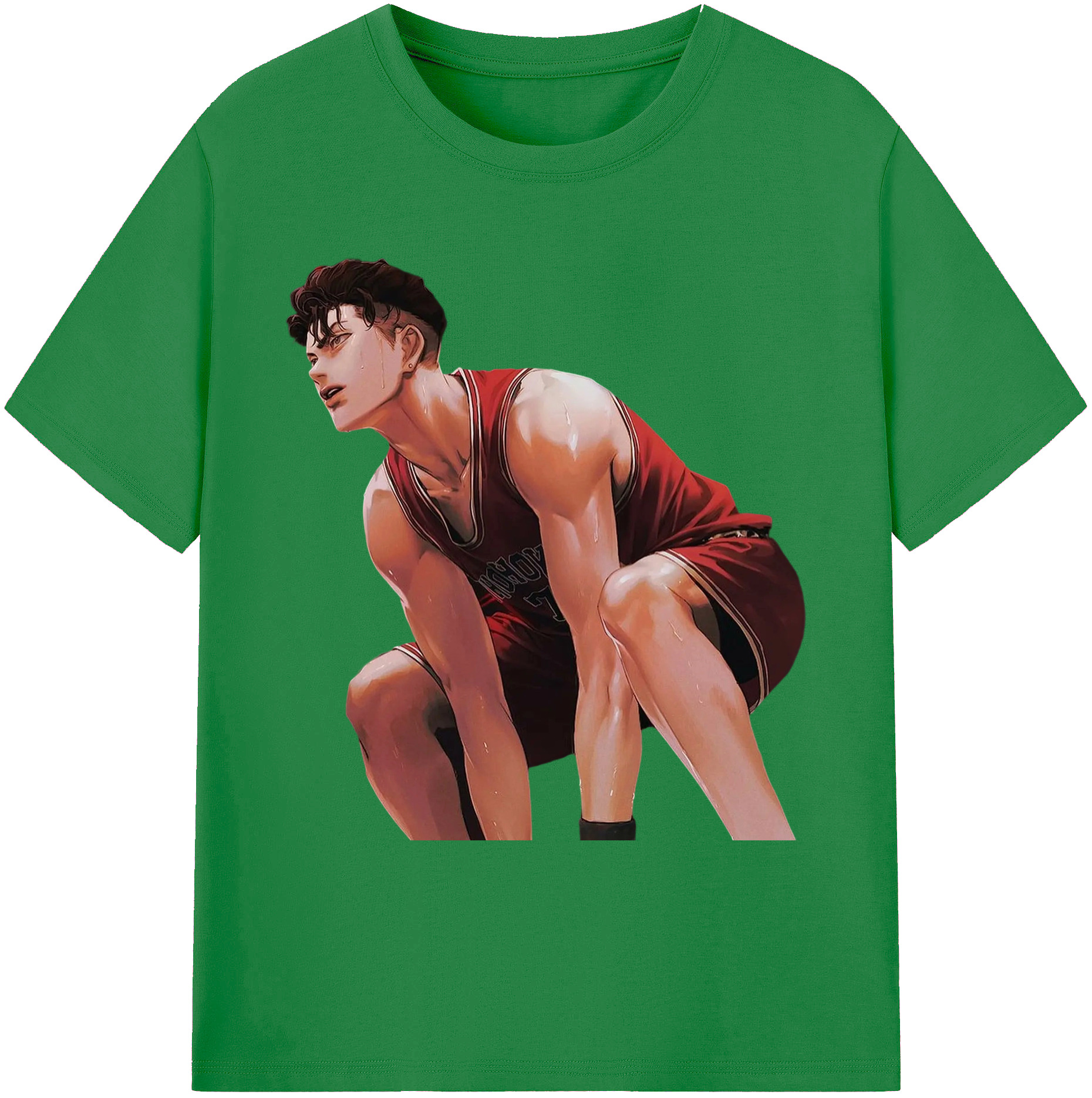 （画像用） SLAM DUNK／スラムダンク 綿100％ メンズ半袖Tシャツ｜肌触りやわらか＆通気性