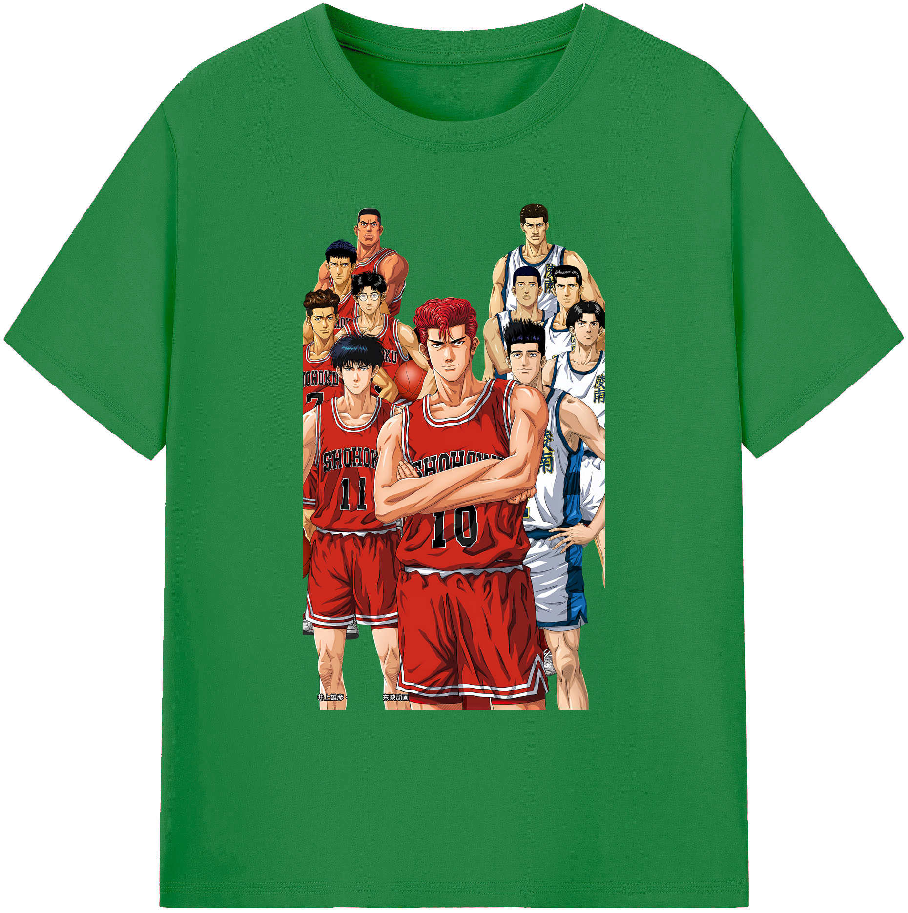 （画像用） SLAM DUNK／スラムダンク 綿100％ メンズ半袖Tシャツ｜肌触りやわらか＆通気性
