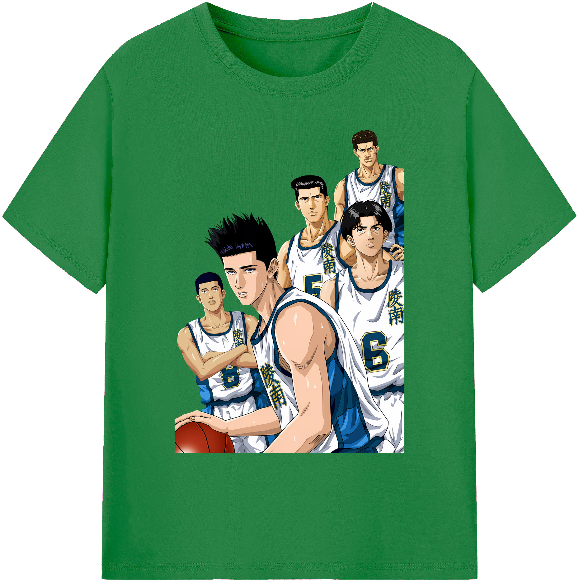 （画像用） SLAM DUNK／スラムダンク 綿100％ メンズ半袖Tシャツ｜肌触りやわらか＆通気性