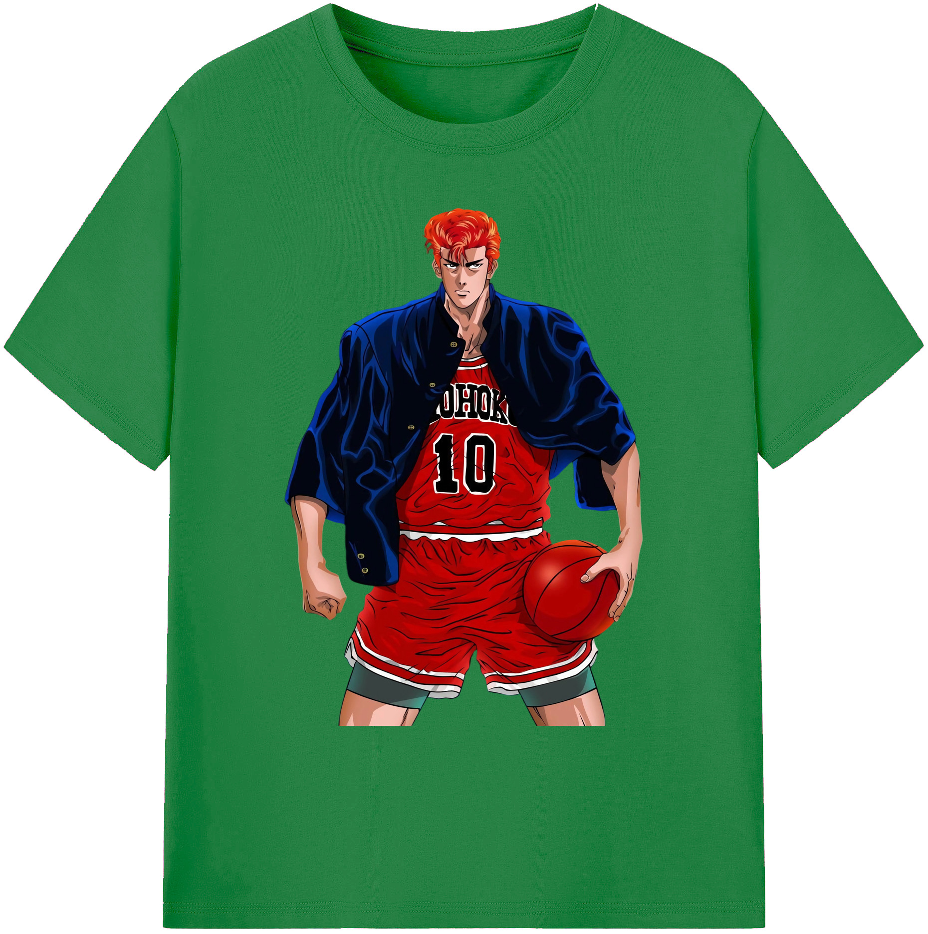 （画像用） SLAM DUNK／スラムダンク 綿100％ メンズ半袖Tシャツ｜肌触りやわらか＆通気性