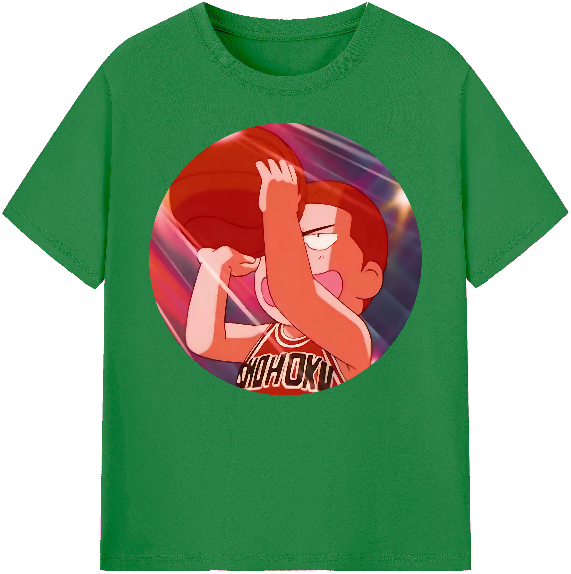 （画像用） SLAM DUNK／スラムダンク 綿100％ メンズ半袖Tシャツ｜肌触りやわらか＆通気性