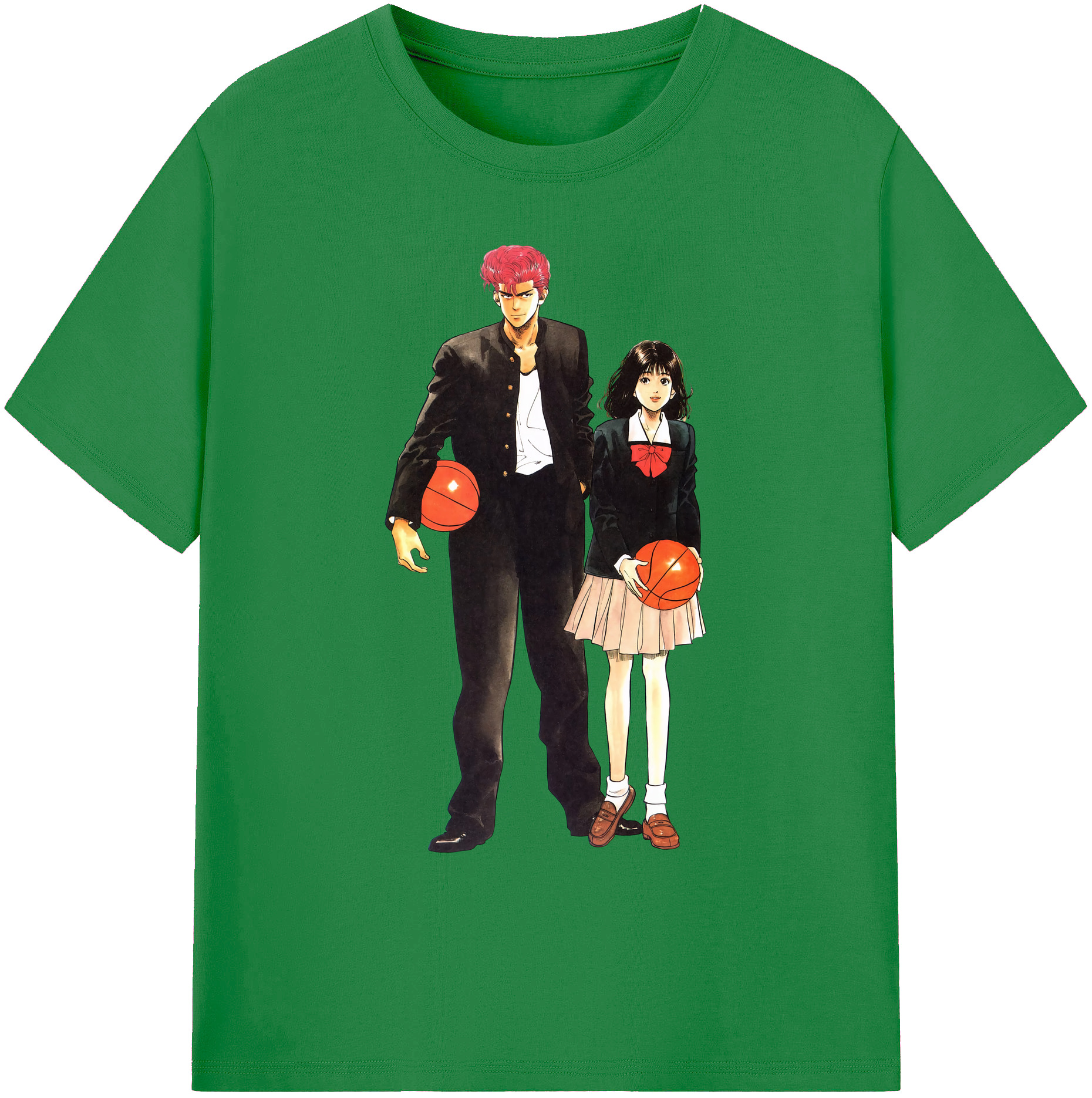 （画像用） SLAM DUNK／スラムダンク 綿100％ メンズ半袖Tシャツ｜肌触りやわらか＆通気性
