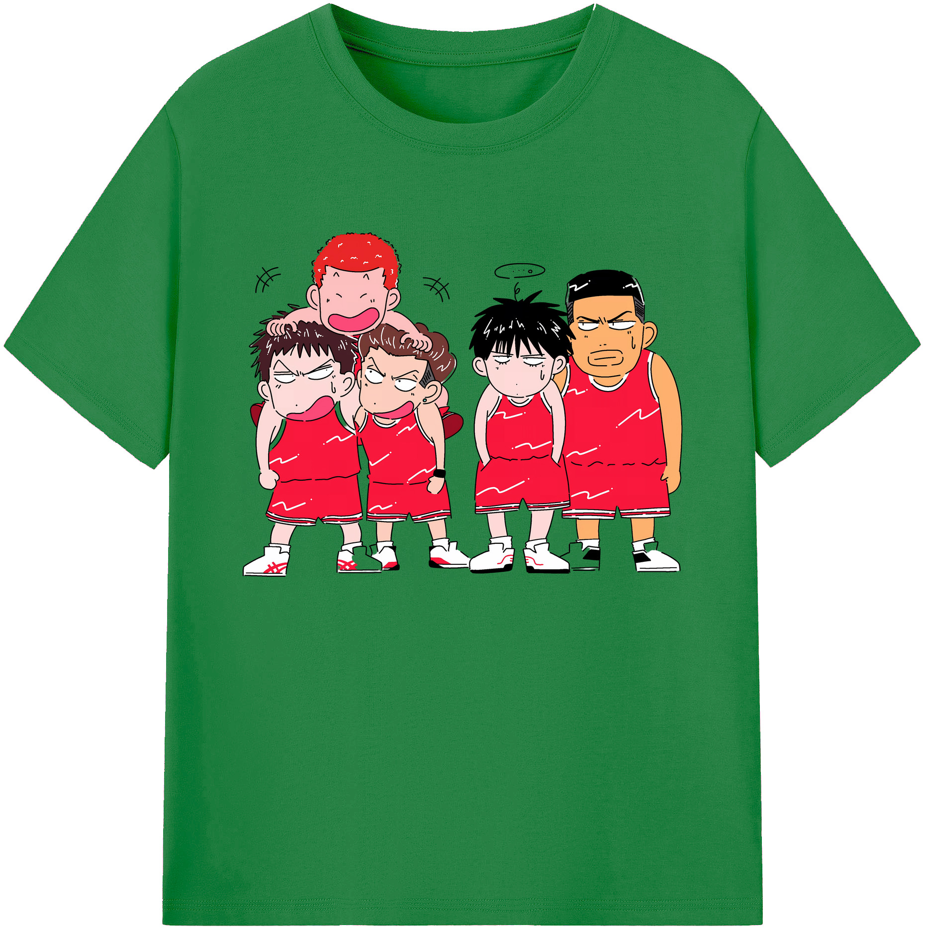 （画像用） SLAM DUNK／スラムダンク 綿100％ メンズ半袖Tシャツ｜肌触りやわらか＆通気性