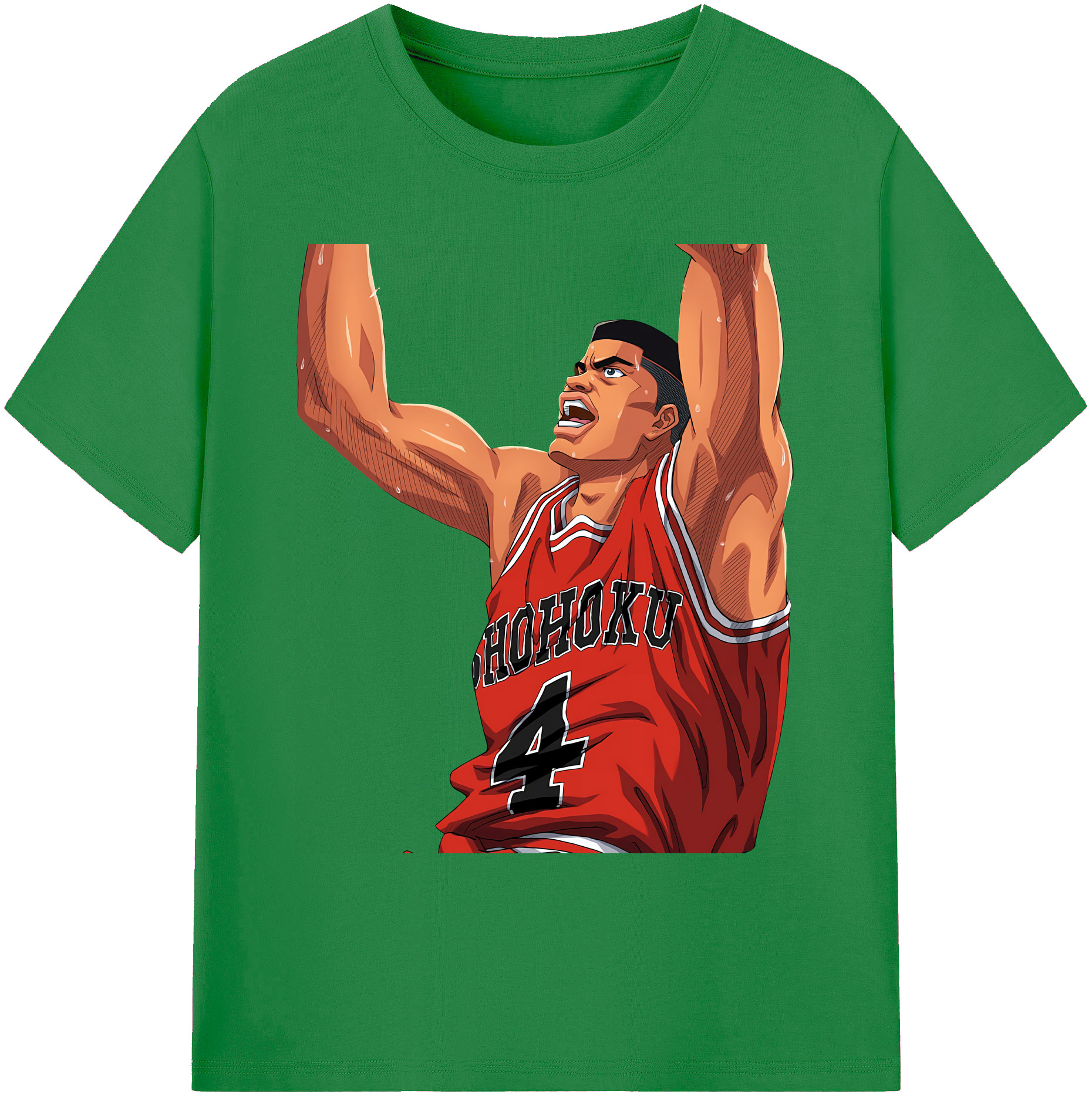 （画像用） SLAM DUNK／スラムダンク 綿100％ メンズ半袖Tシャツ｜肌触りやわらか＆通気性