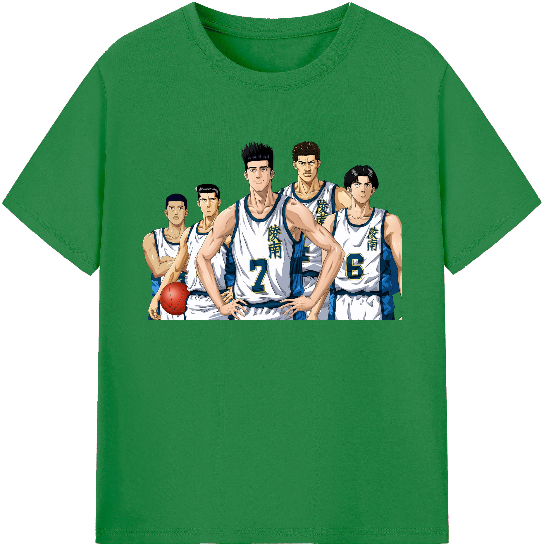 （画像用） SLAM DUNK／スラムダンク 綿100％ メンズ半袖Tシャツ｜肌触りやわらか＆通気性
