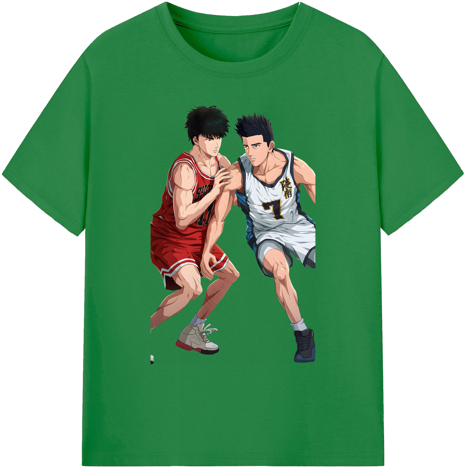 （画像用） SLAM DUNK／スラムダンク 綿100％ メンズ半袖Tシャツ｜肌触りやわらか＆通気性