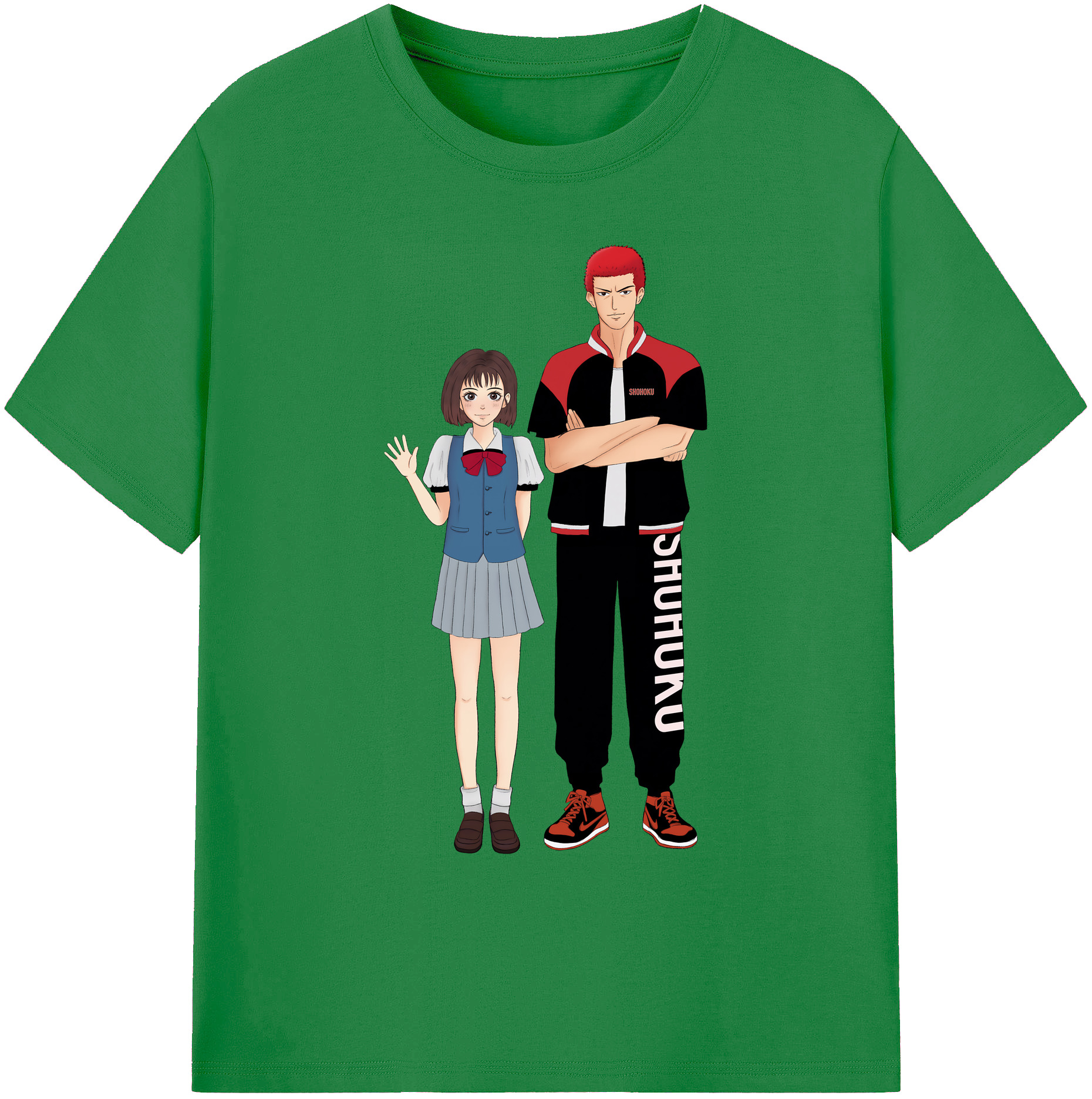 （画像用） SLAM DUNK／スラムダンク 綿100％ メンズ半袖Tシャツ｜肌触りやわらか＆通気性