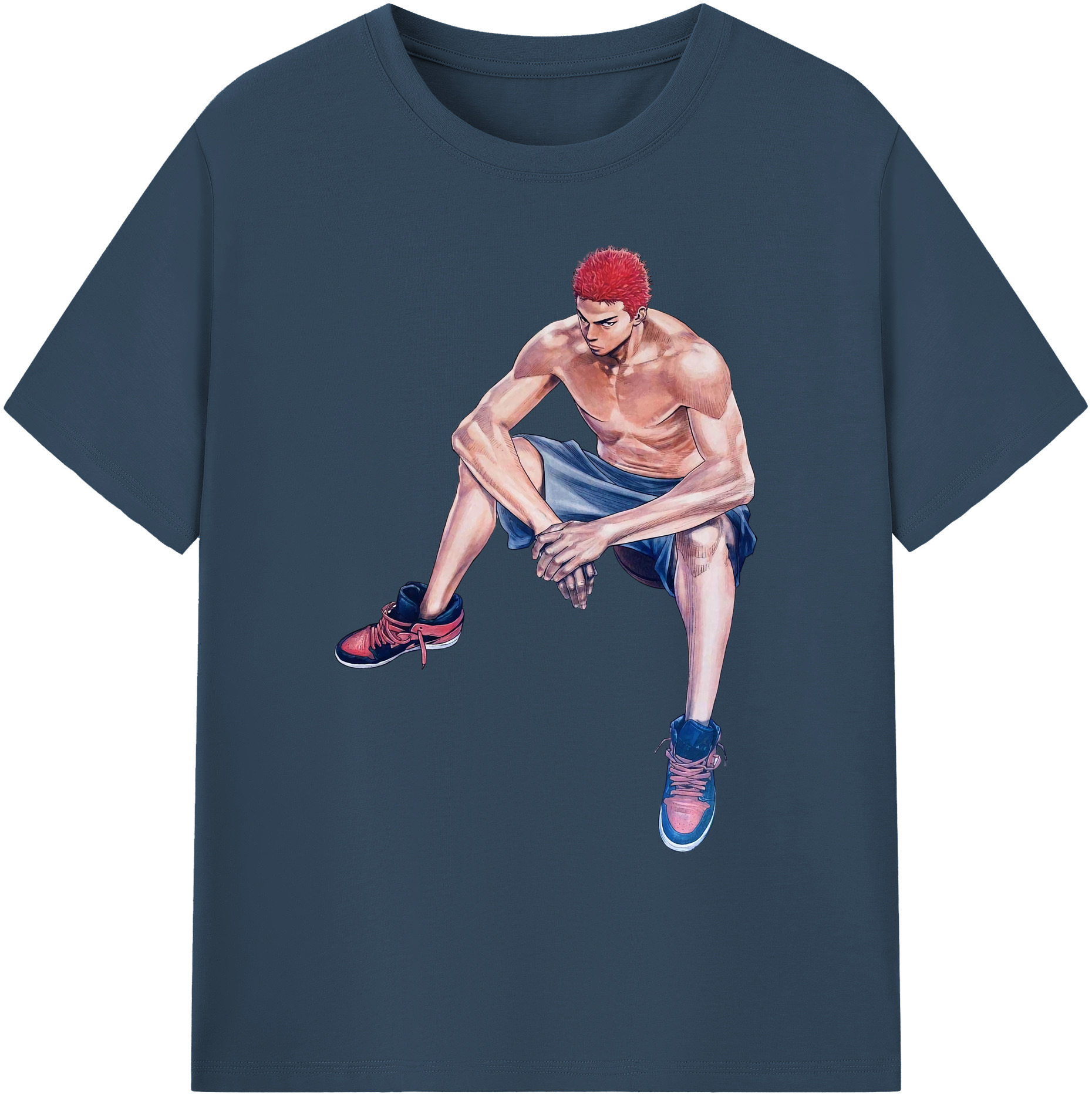 （画像用） SLAM DUNK／スラムダンク 綿100％ メンズ半袖Tシャツ｜肌触りやわらか＆通気性