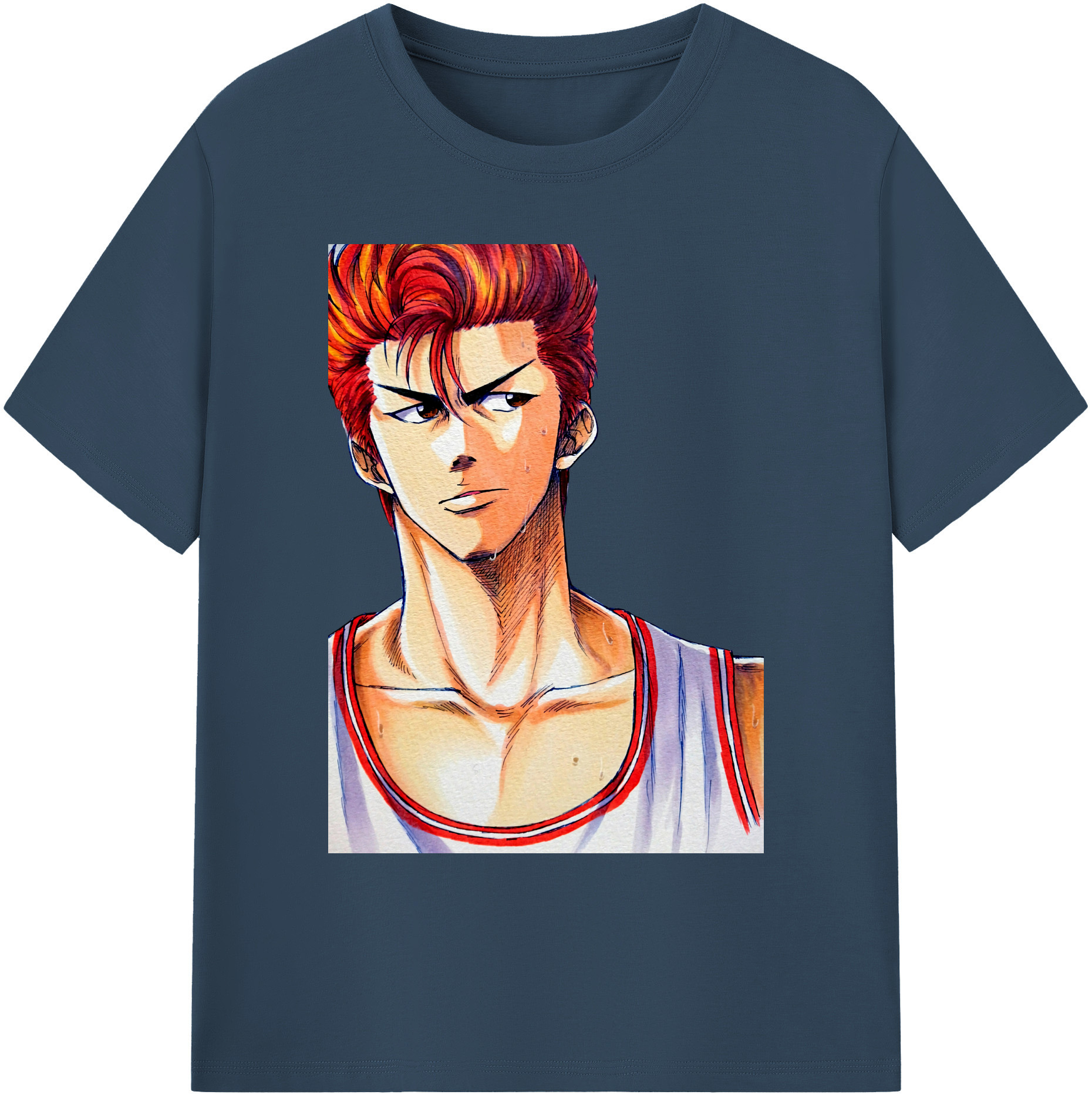 （画像用） SLAM DUNK／スラムダンク 綿100％ メンズ半袖Tシャツ｜肌触りやわらか＆通気性