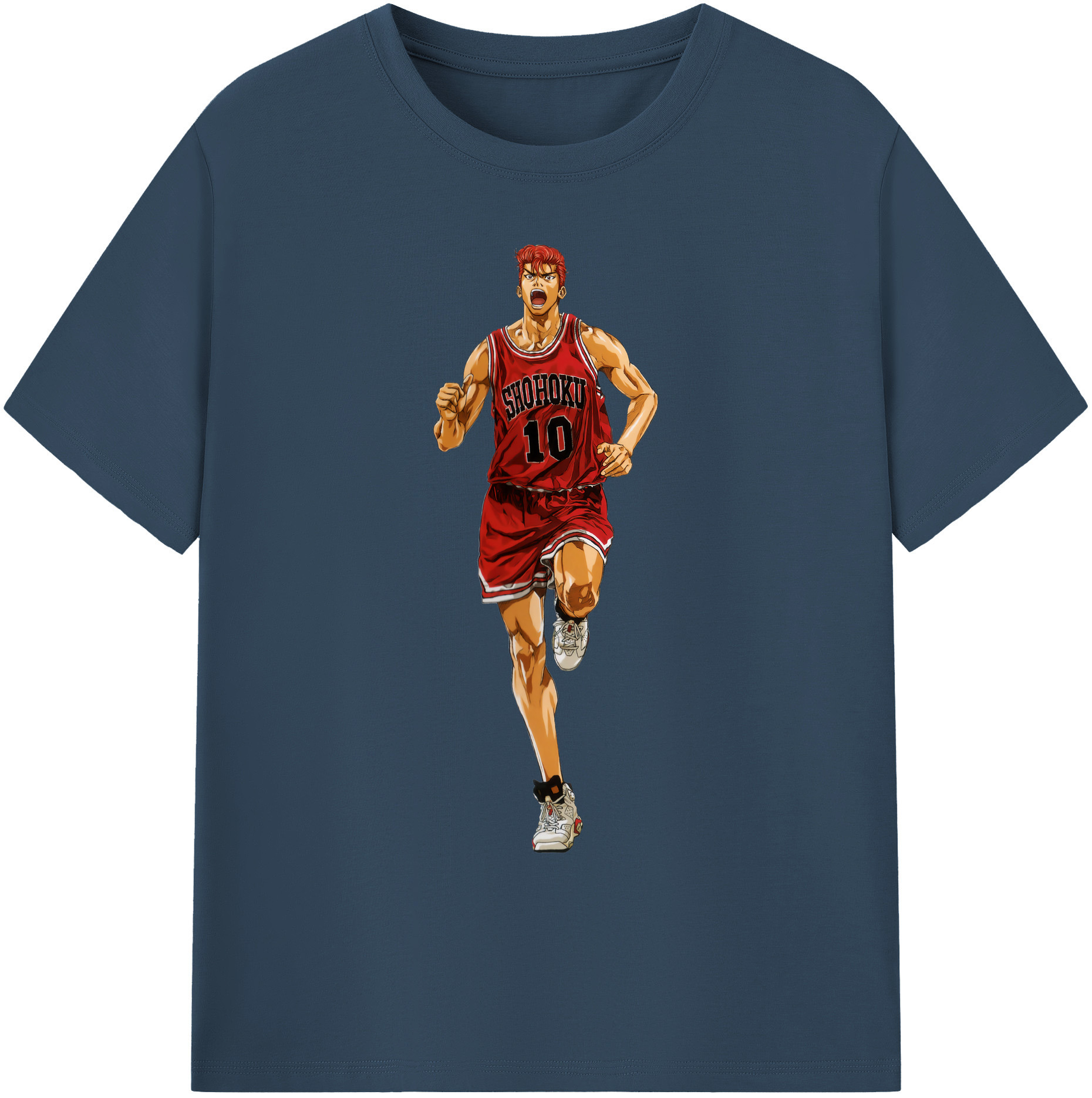 （画像用） SLAM DUNK／スラムダンク 綿100％ メンズ半袖Tシャツ｜肌触りやわらか＆通気性
