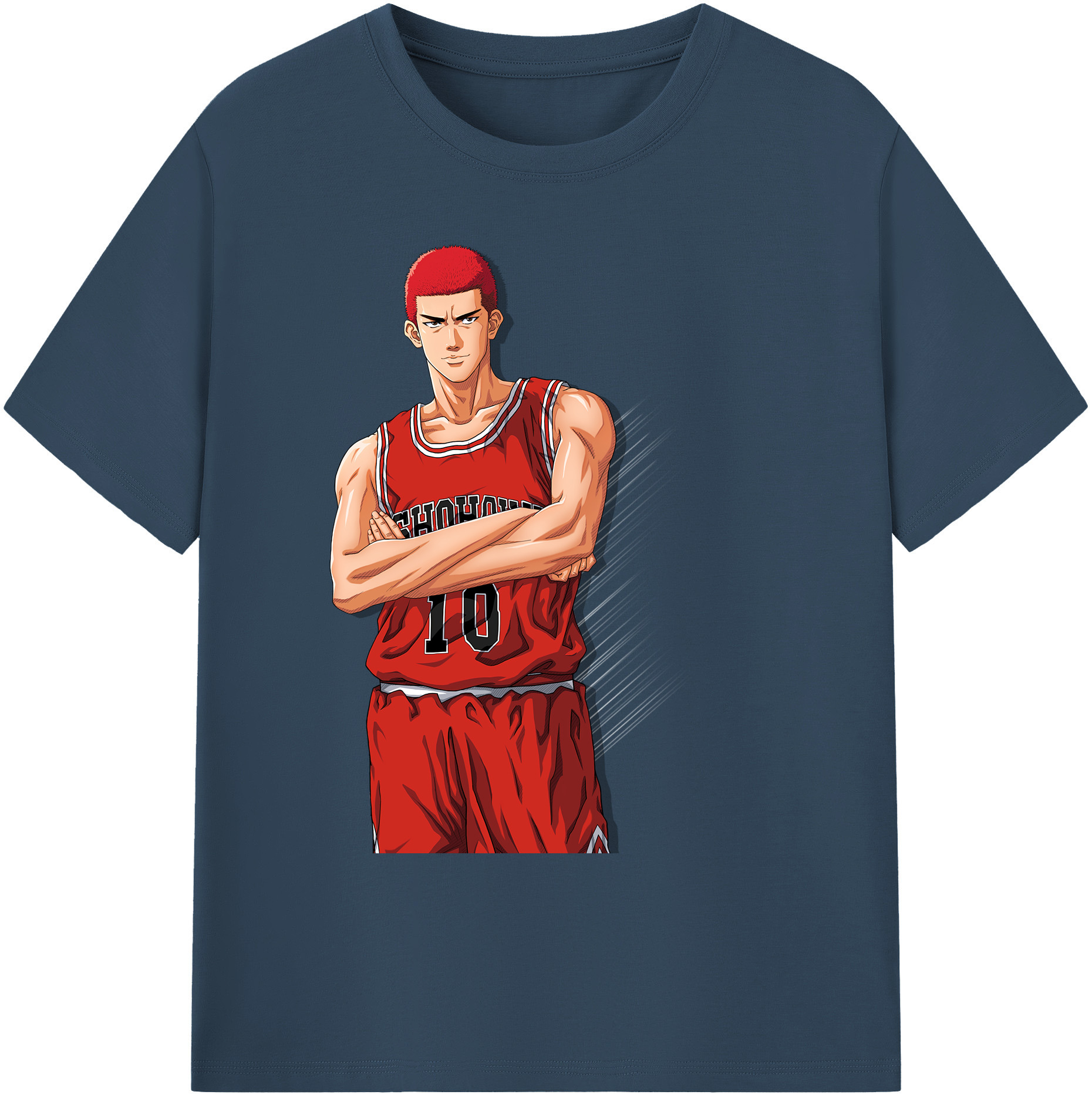 （画像用） SLAM DUNK／スラムダンク 綿100％ メンズ半袖Tシャツ｜肌触りやわらか＆通気性