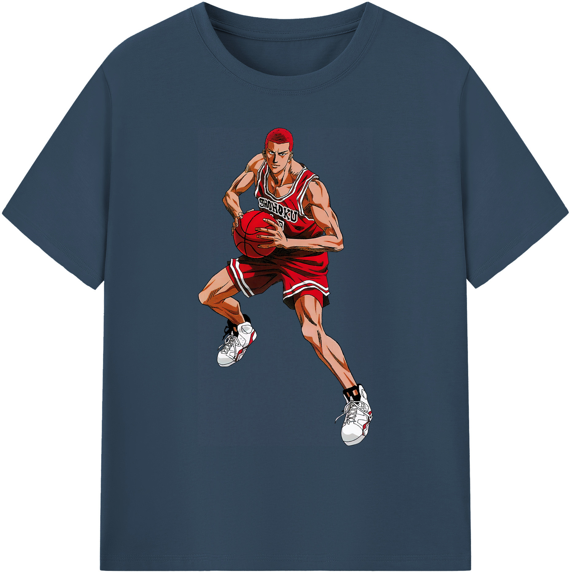 （画像用） SLAM DUNK／スラムダンク 綿100％ メンズ半袖Tシャツ｜肌触りやわらか＆通気性
