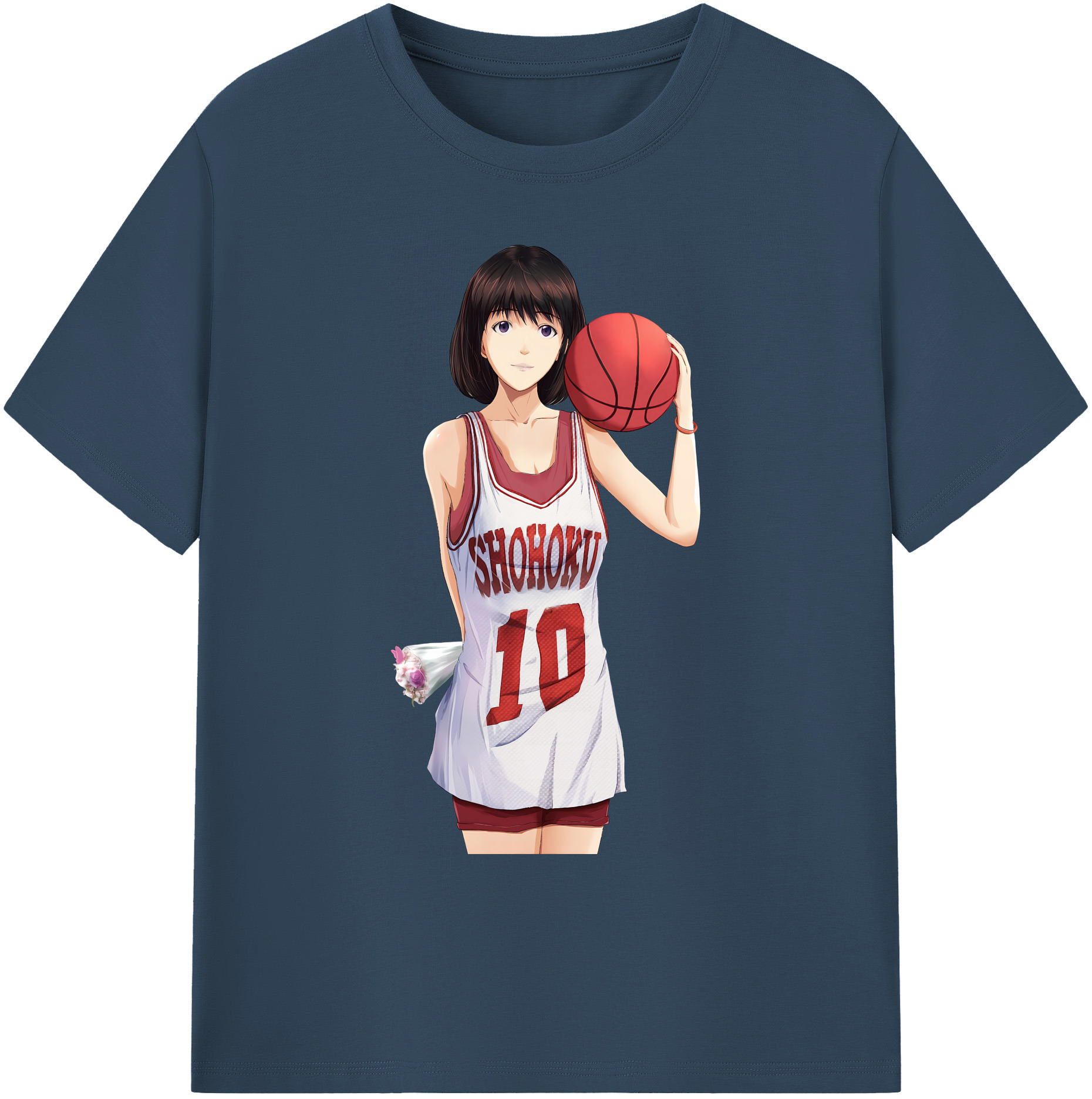 （画像用） SLAM DUNK／スラムダンク 綿100％ メンズ半袖Tシャツ｜肌触りやわらか＆通気性