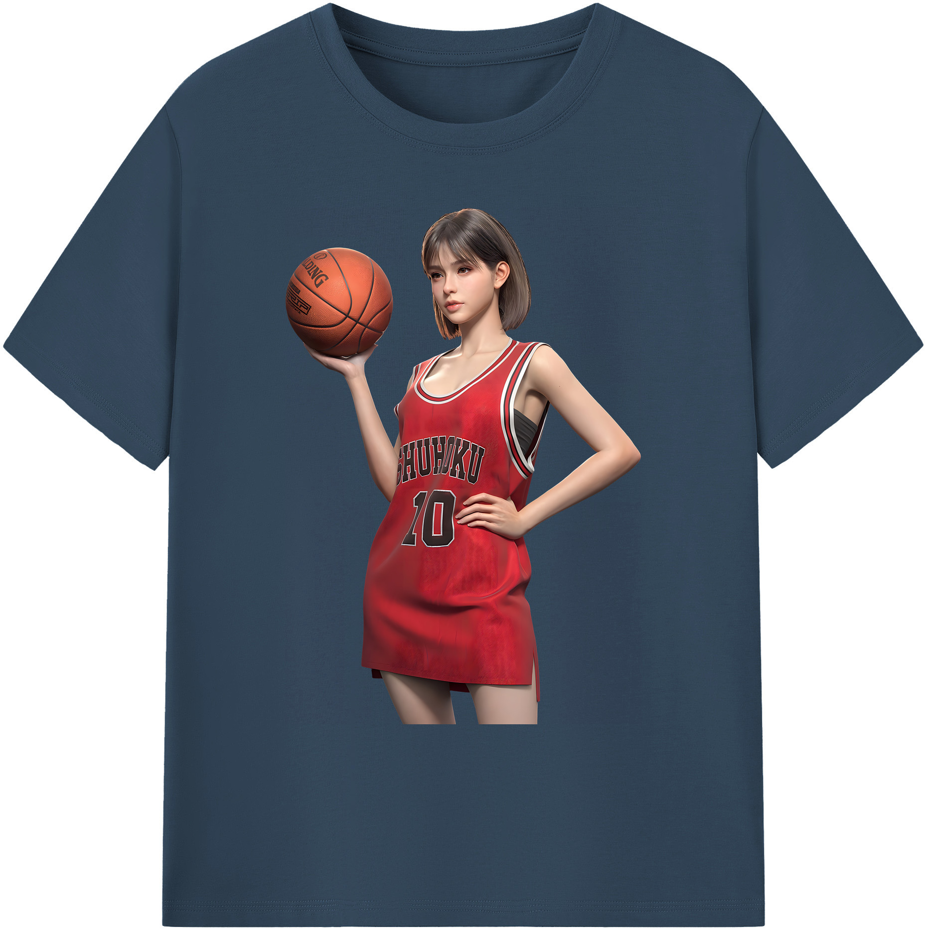 （画像用） SLAM DUNK／スラムダンク 綿100％ メンズ半袖Tシャツ｜肌触りやわらか＆通気性