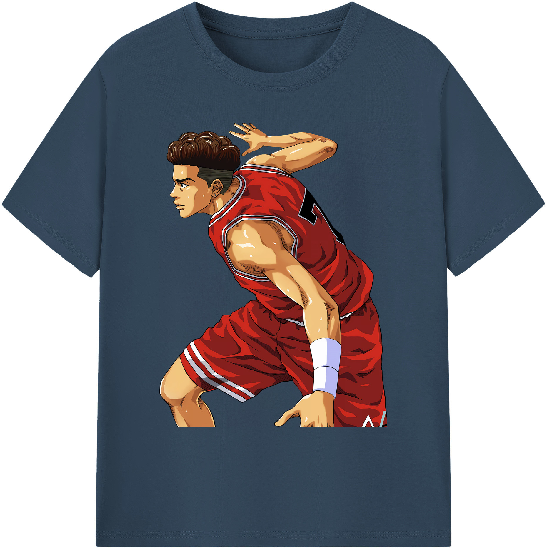 （画像用） SLAM DUNK／スラムダンク 綿100％ メンズ半袖Tシャツ｜肌触りやわらか＆通気性