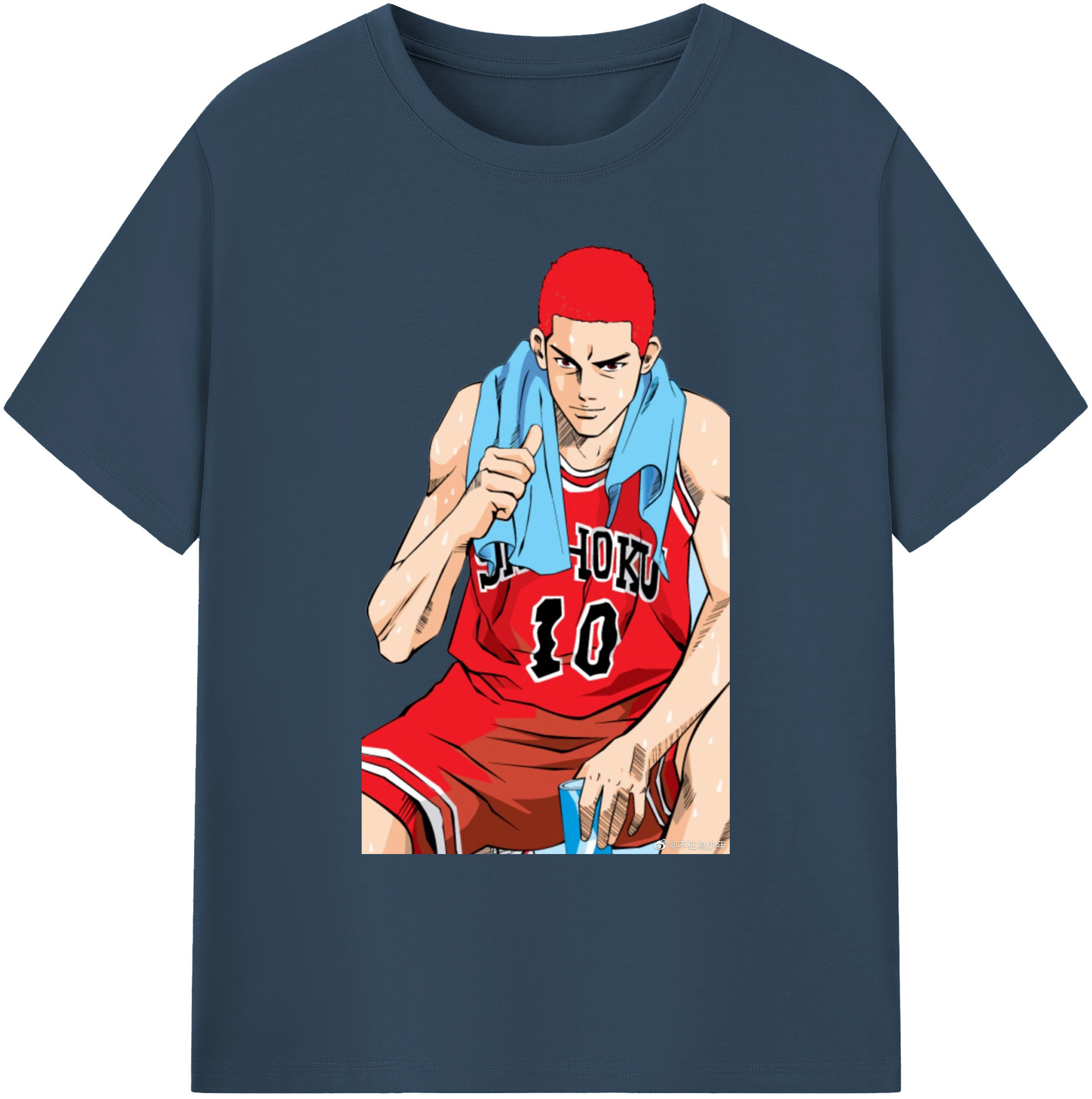 （画像用） SLAM DUNK／スラムダンク 綿100％ メンズ半袖Tシャツ｜肌触りやわらか＆通気性