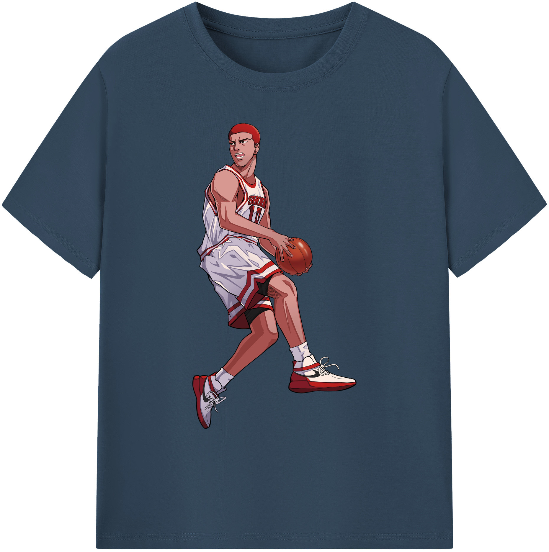 （画像用） SLAM DUNK／スラムダンク 綿100％ メンズ半袖Tシャツ｜肌触りやわらか＆通気性