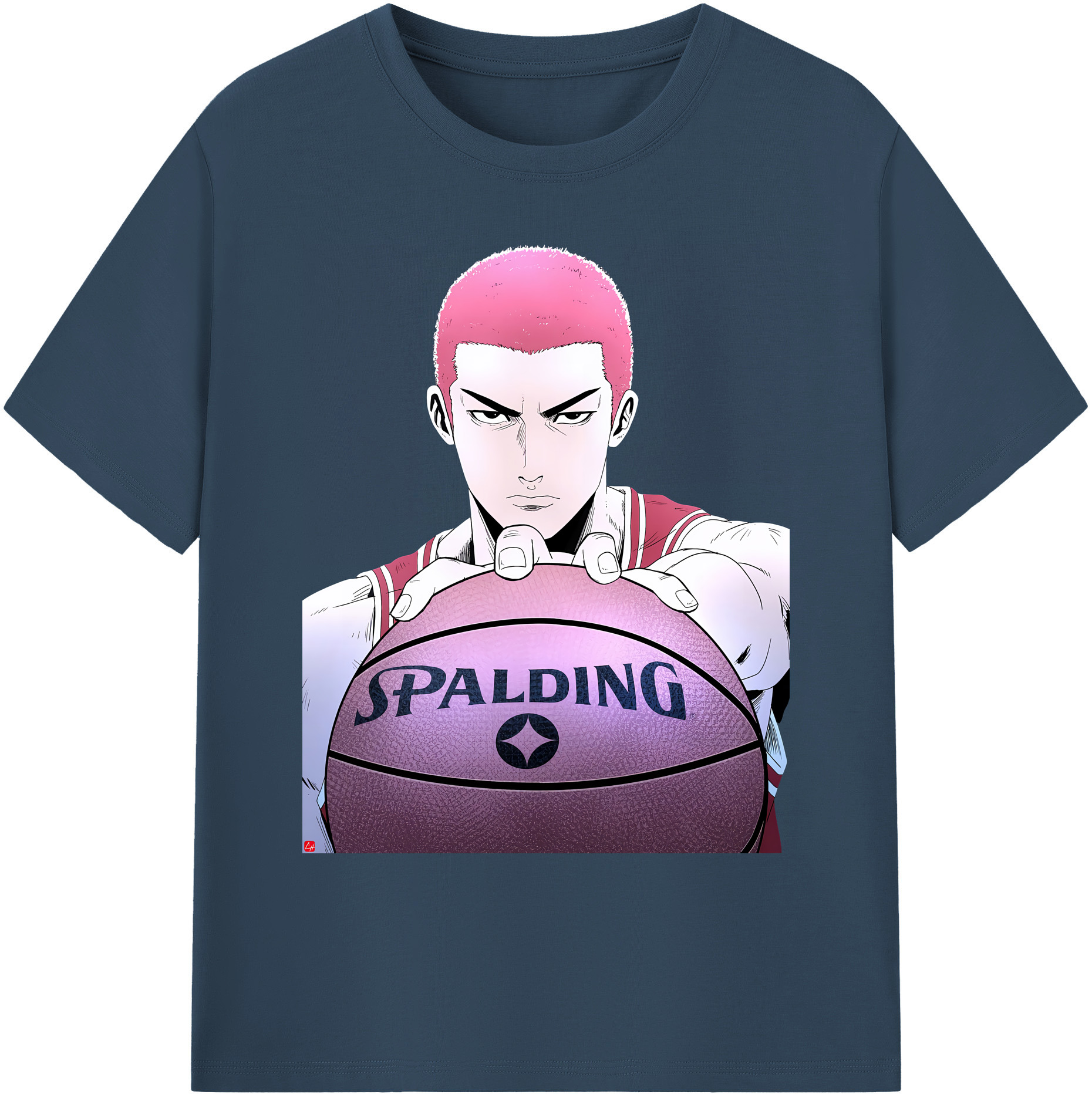（画像用） SLAM DUNK／スラムダンク 綿100％ メンズ半袖Tシャツ｜肌触りやわらか＆通気性