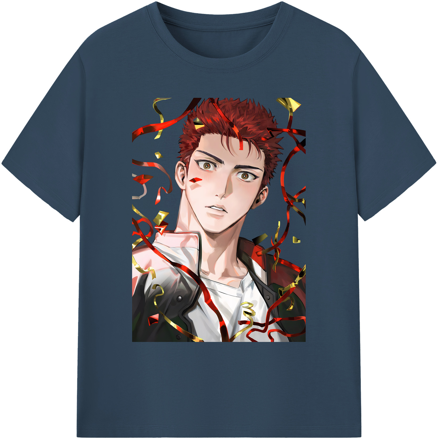 （画像用） SLAM DUNK／スラムダンク 綿100％ メンズ半袖Tシャツ｜肌触りやわらか＆通気性