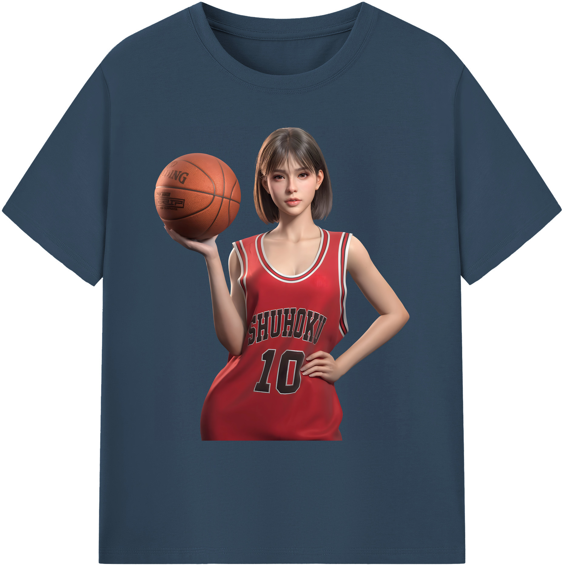 （画像用） SLAM DUNK／スラムダンク 綿100％ メンズ半袖Tシャツ｜肌触りやわらか＆通気性