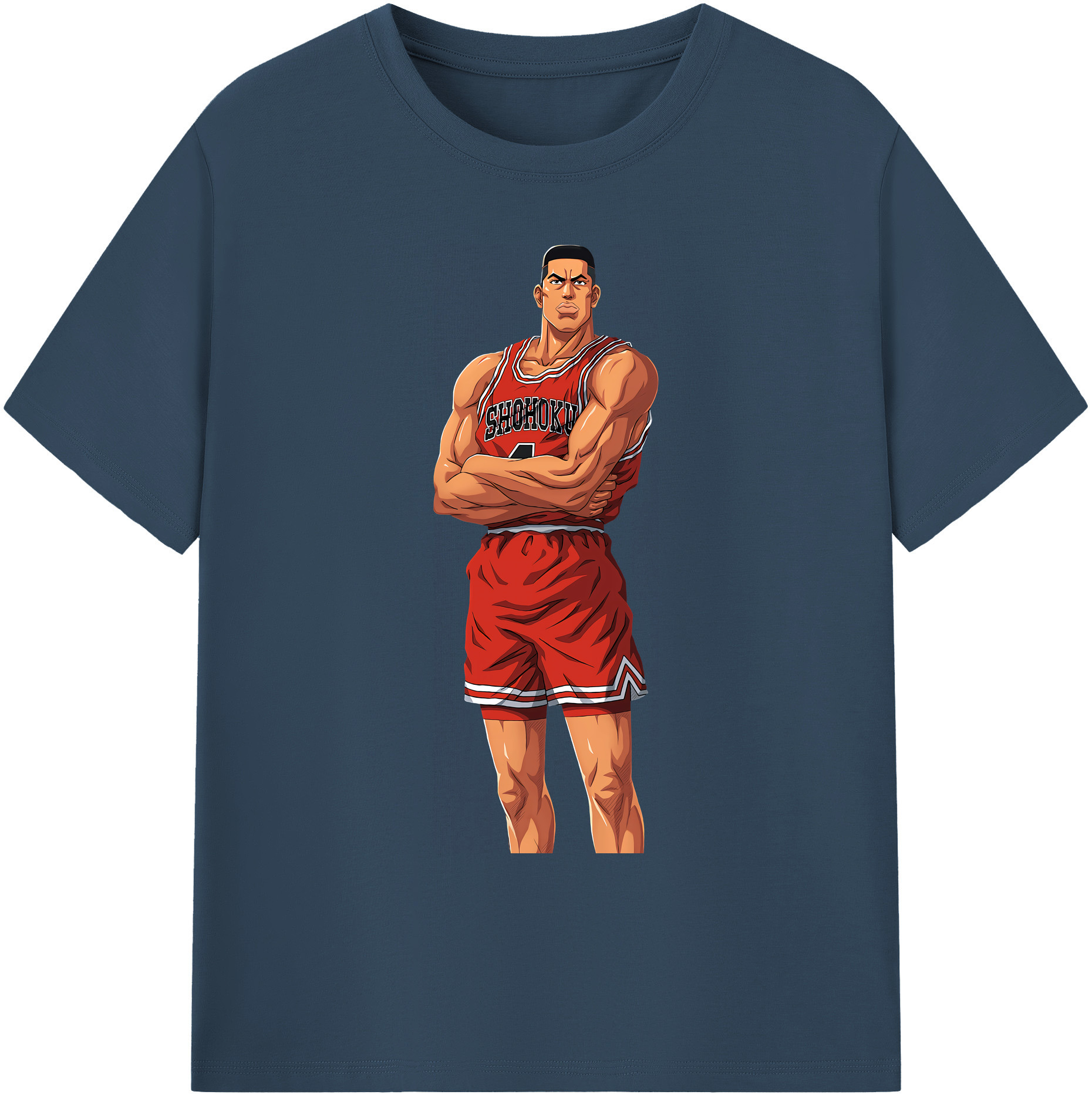 （画像用） SLAM DUNK／スラムダンク 綿100％ メンズ半袖Tシャツ｜肌触りやわらか＆通気性