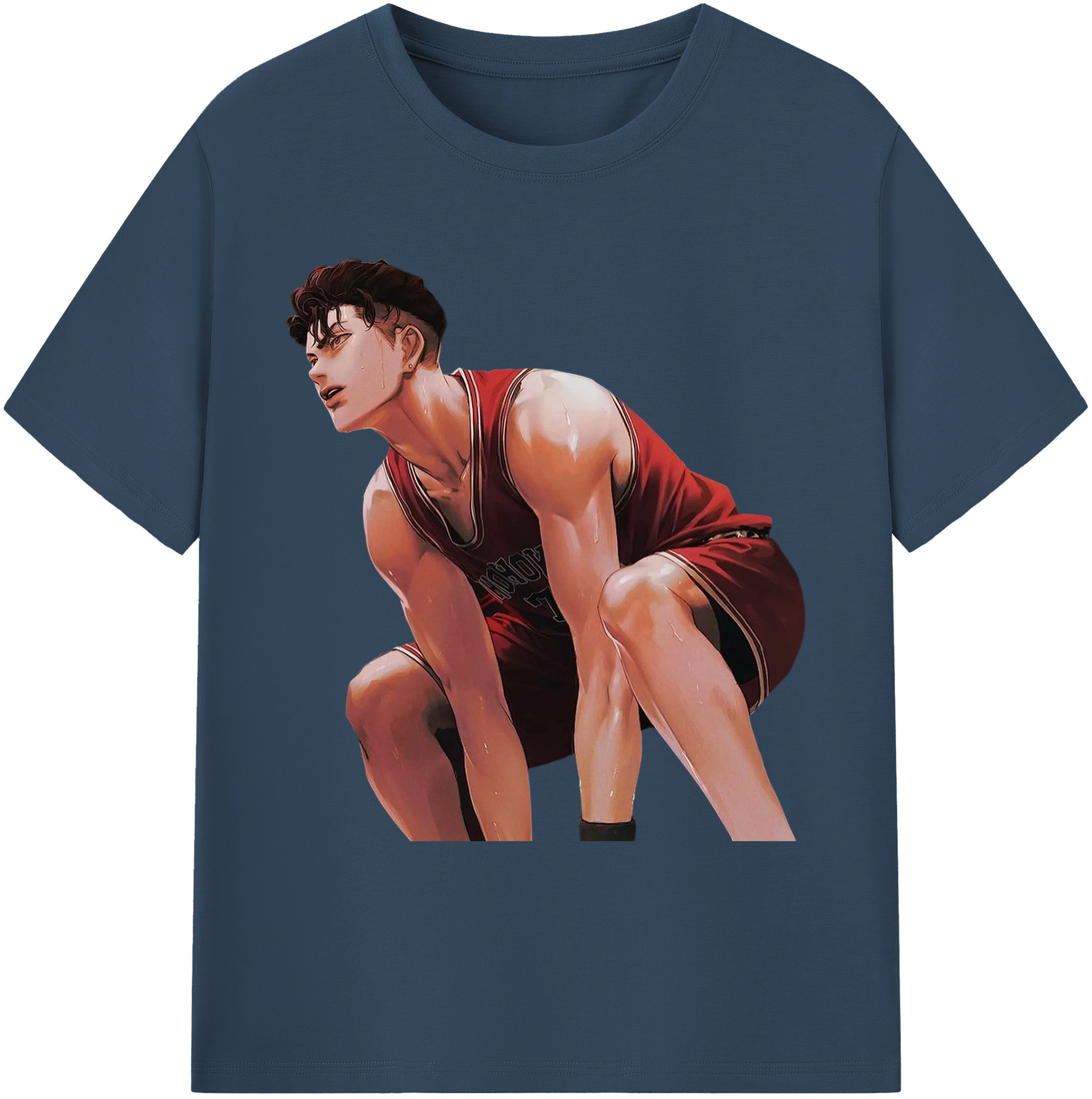 （画像用） SLAM DUNK／スラムダンク 綿100％ メンズ半袖Tシャツ｜肌触りやわらか＆通気性