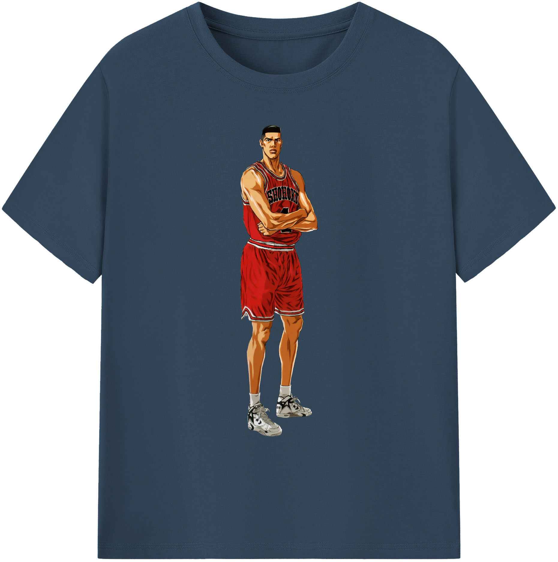 （画像用） SLAM DUNK／スラムダンク 綿100％ メンズ半袖Tシャツ｜肌触りやわらか＆通気性