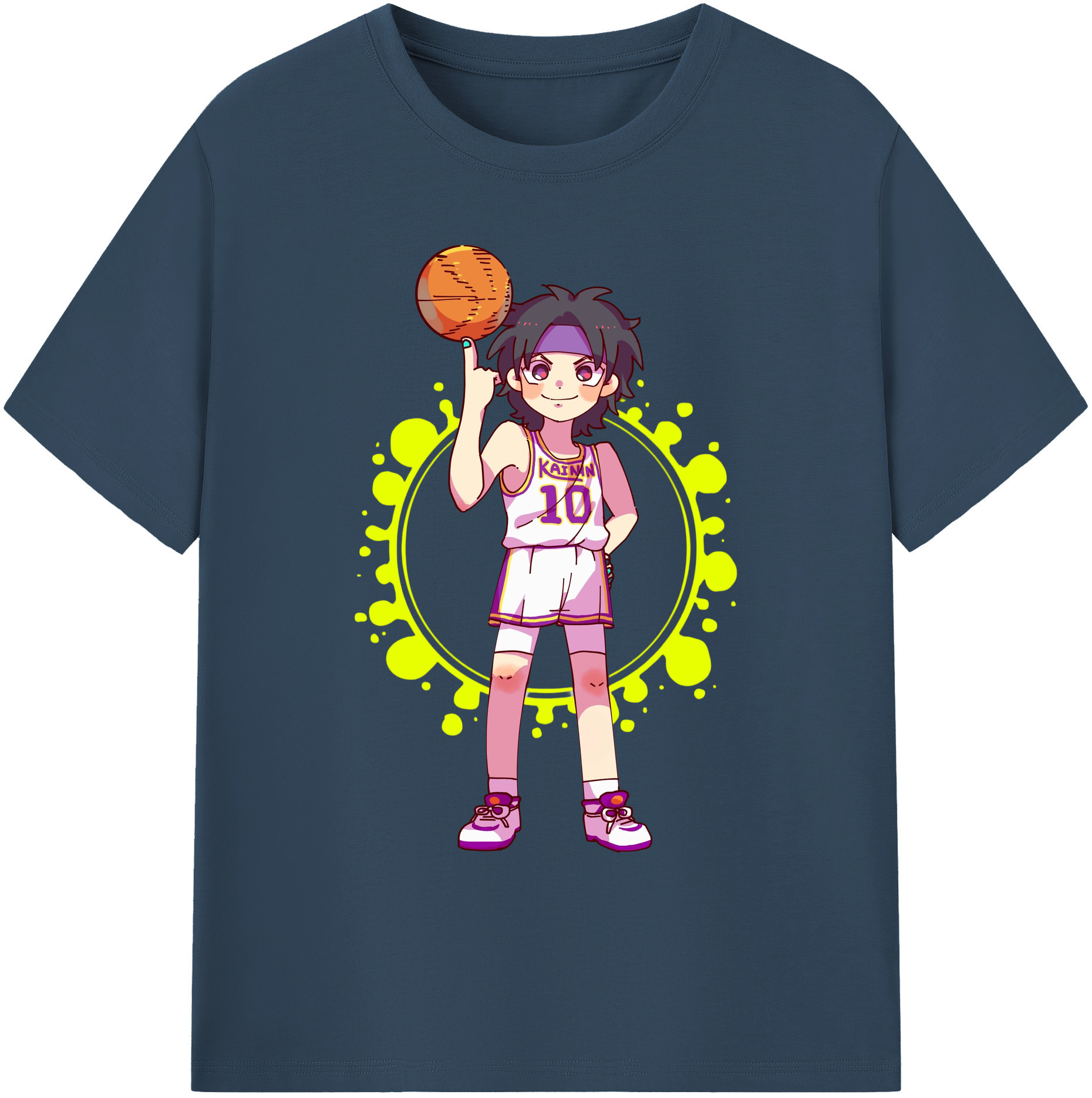 （画像用） SLAM DUNK／スラムダンク 綿100％ メンズ半袖Tシャツ｜肌触りやわらか＆通気性
