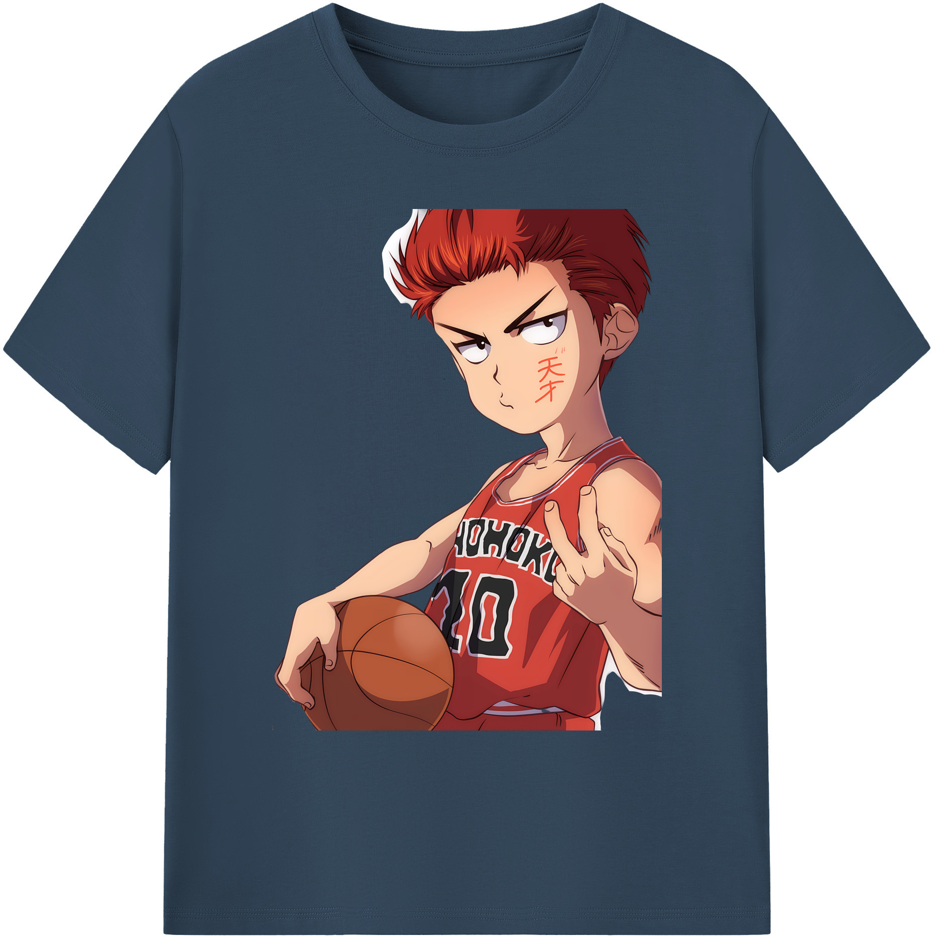 （画像用） SLAM DUNK／スラムダンク 綿100％ メンズ半袖Tシャツ｜肌触りやわらか＆通気性