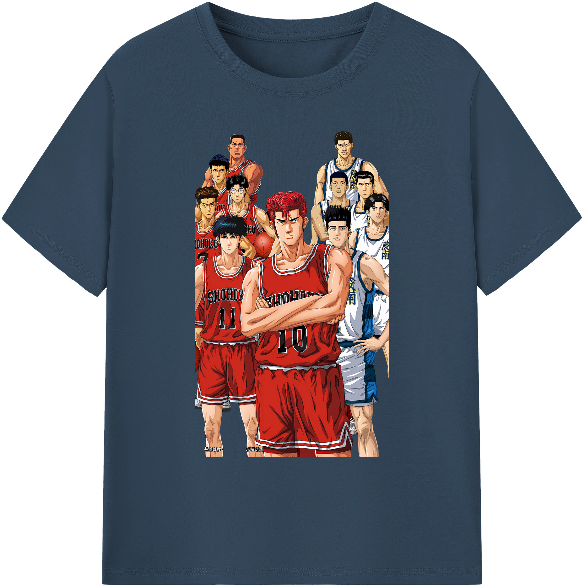 （画像用） SLAM DUNK／スラムダンク 綿100％ メンズ半袖Tシャツ｜肌触りやわらか＆通気性