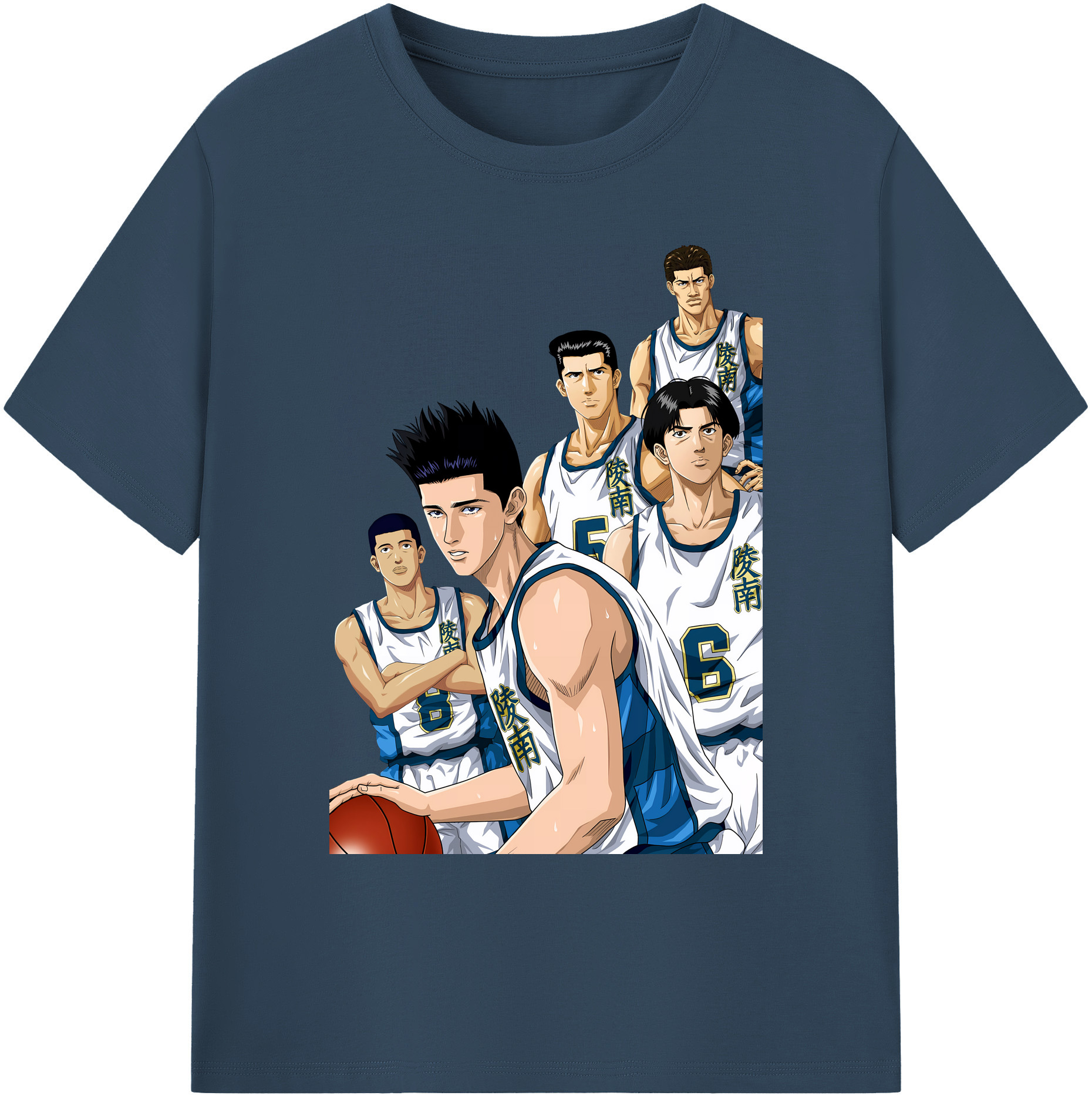 （画像用） SLAM DUNK／スラムダンク 綿100％ メンズ半袖Tシャツ｜肌触りやわらか＆通気性