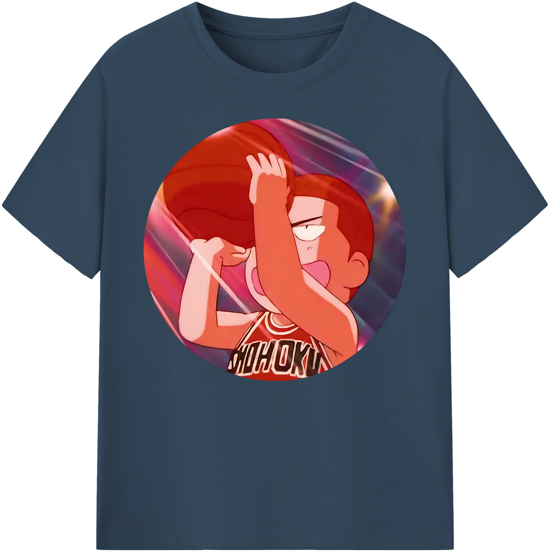 （画像用） SLAM DUNK／スラムダンク 綿100％ メンズ半袖Tシャツ｜肌触りやわらか＆通気性